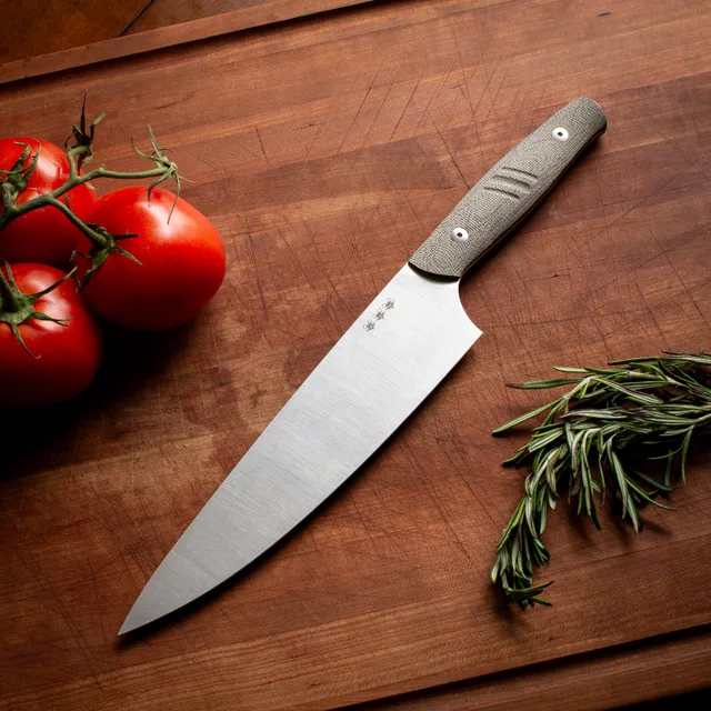 giantmouse-chef-kochmesser-green-canvas-nitro-b-micarta image 1