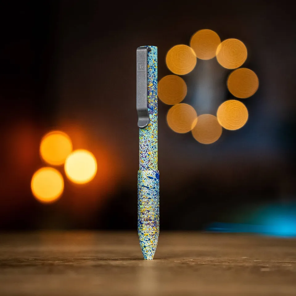 bigidesign-pocket-pro-kugelschreiber-splatter-cerakote-usa-titan image 1