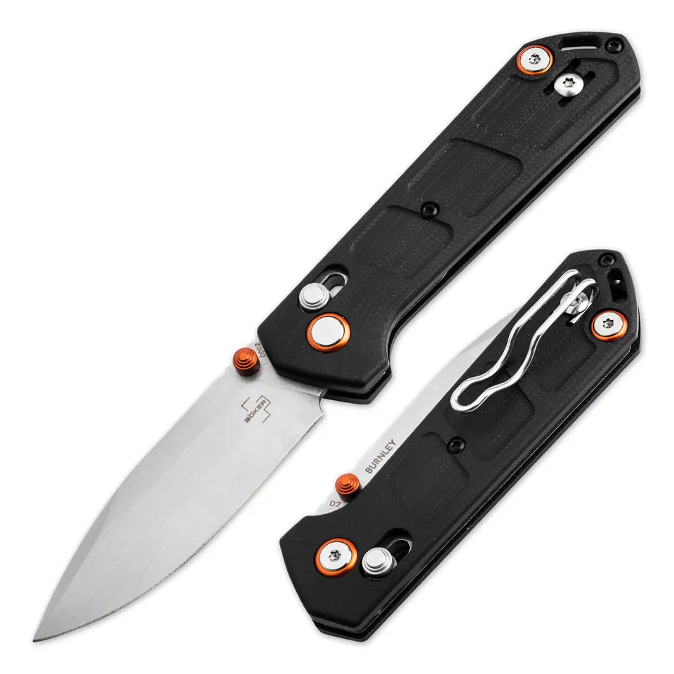 b-ker-plus-kihon-compact-taschenmesser-d2-gfn-schwarz image 1
