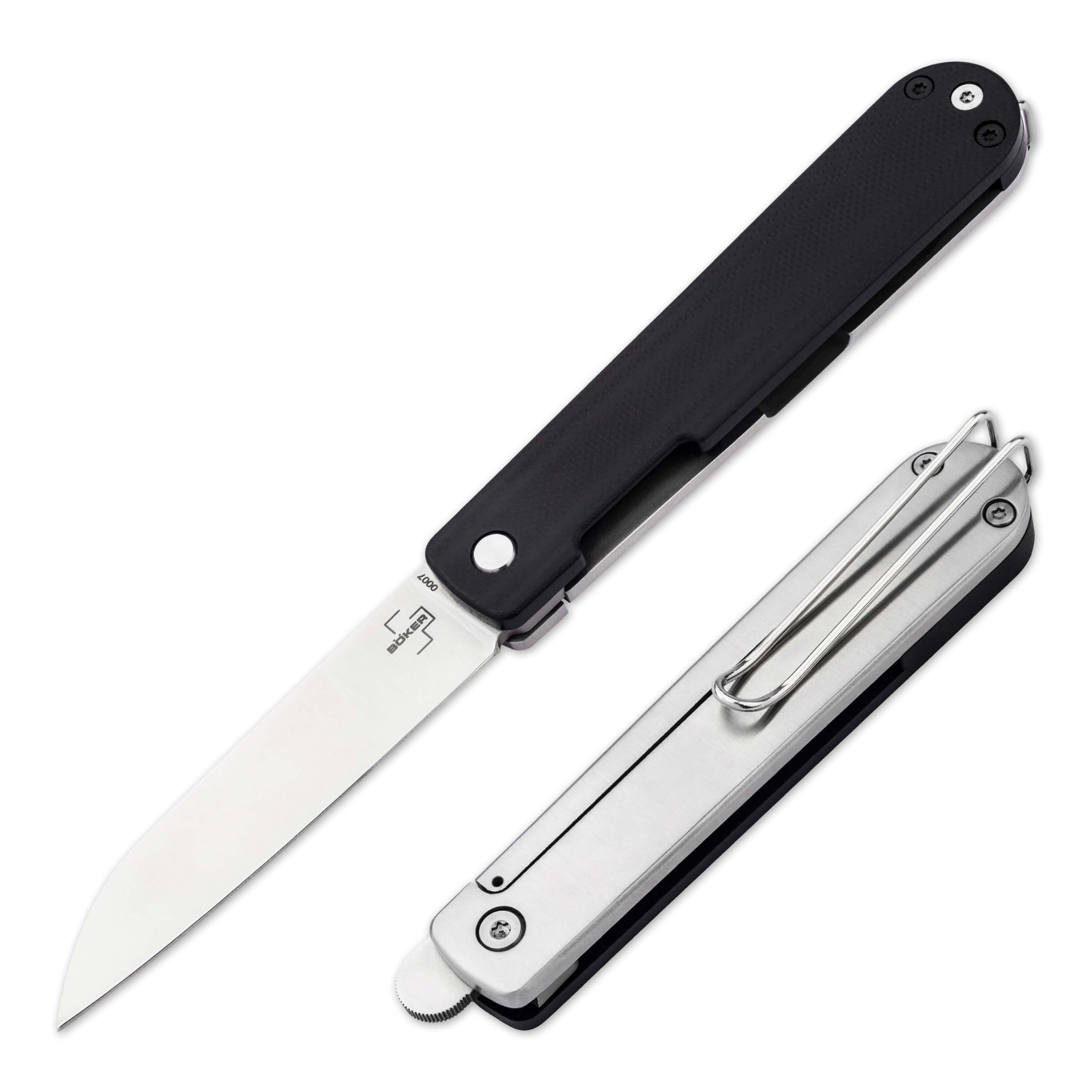 b-ker-plus-friday-taschenmesser-schwarz-sheepfoot-7-2-cm image 1