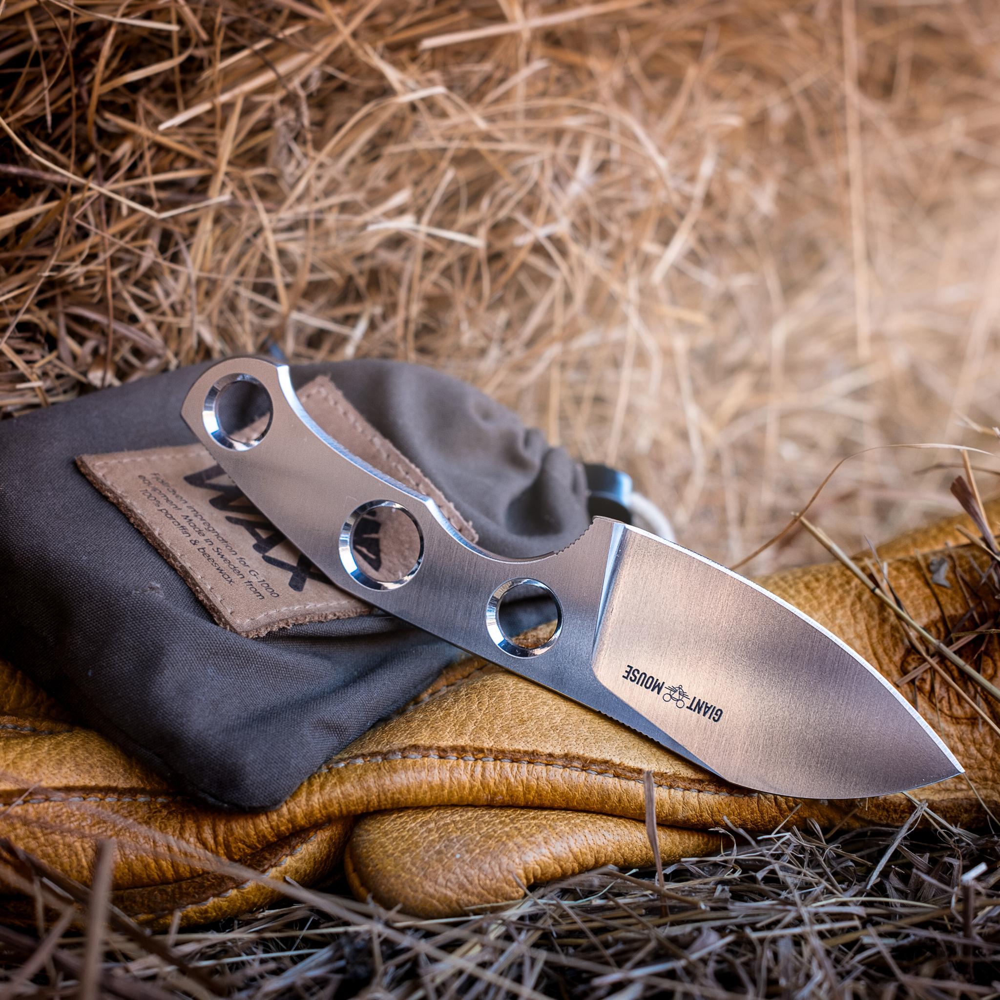 giantmouse-gmf1-s-fixed-blade-edc-messer-n690-satin-lederscheide image 3