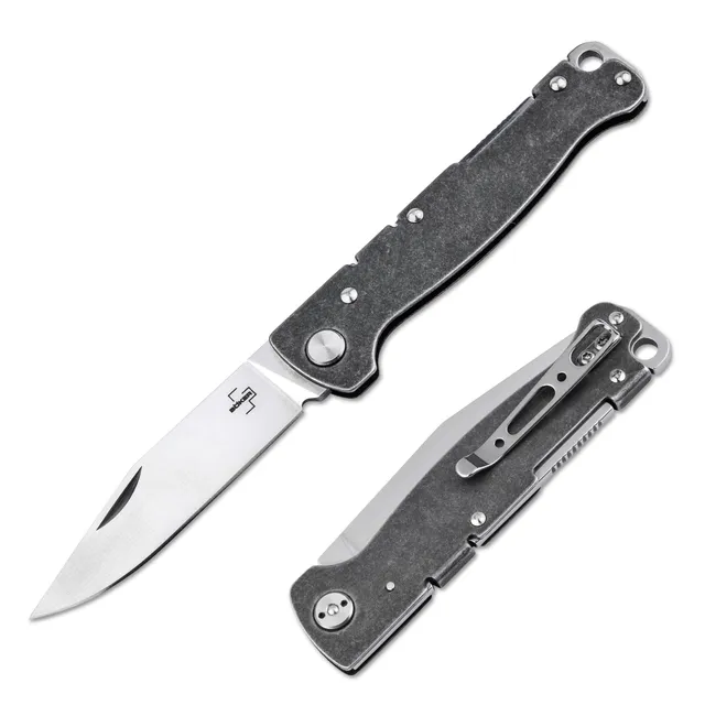 b-ker-plus-atlas-modern-taschenmesser-d2-edelstahl-53g image 1