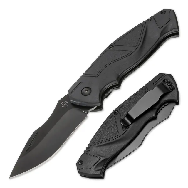 b-ker-plus-all-black-pro-42-zweihandmesser-d2-schwarz image 1