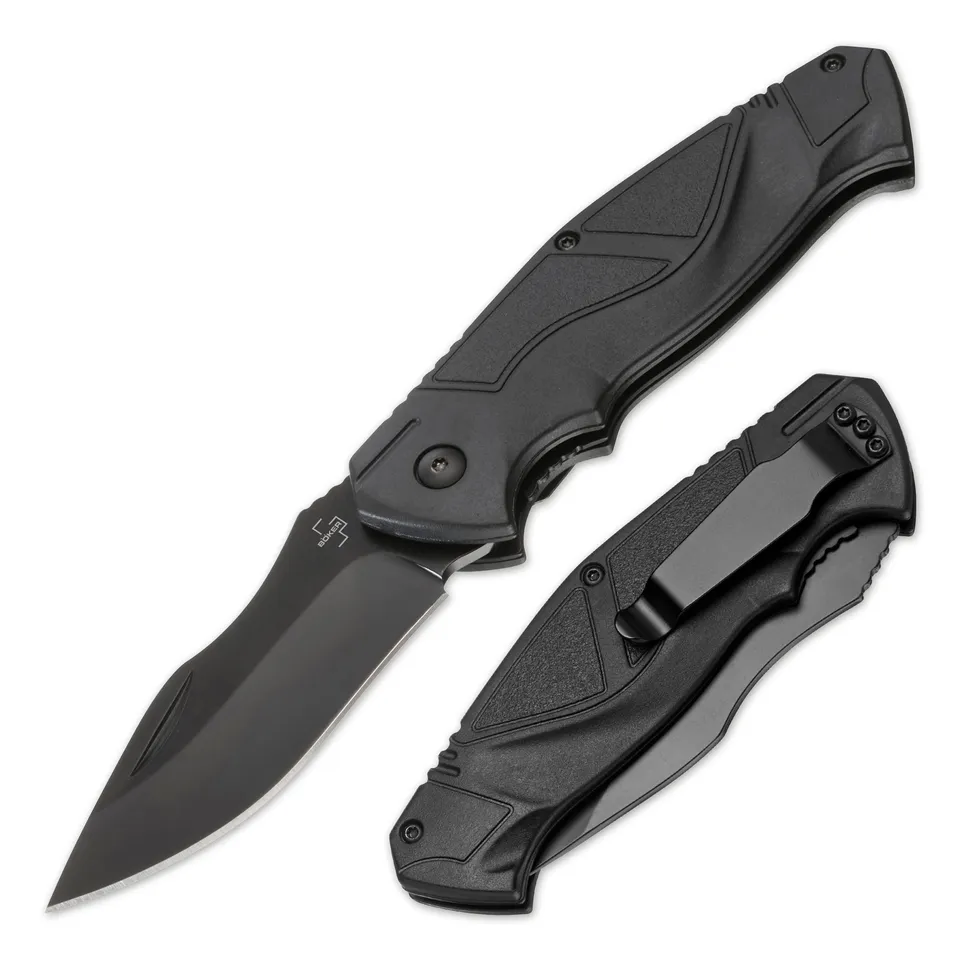 b-ker-plus-all-black-pro-42-zweihandmesser-d2-schwarz image 1