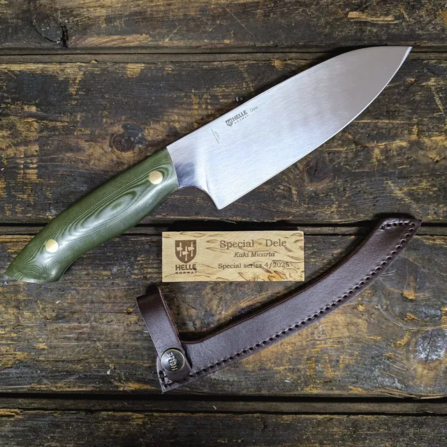 helle-dele-kaki-micarta-kochmesser-fulltang-outdoor-12c27 image 1