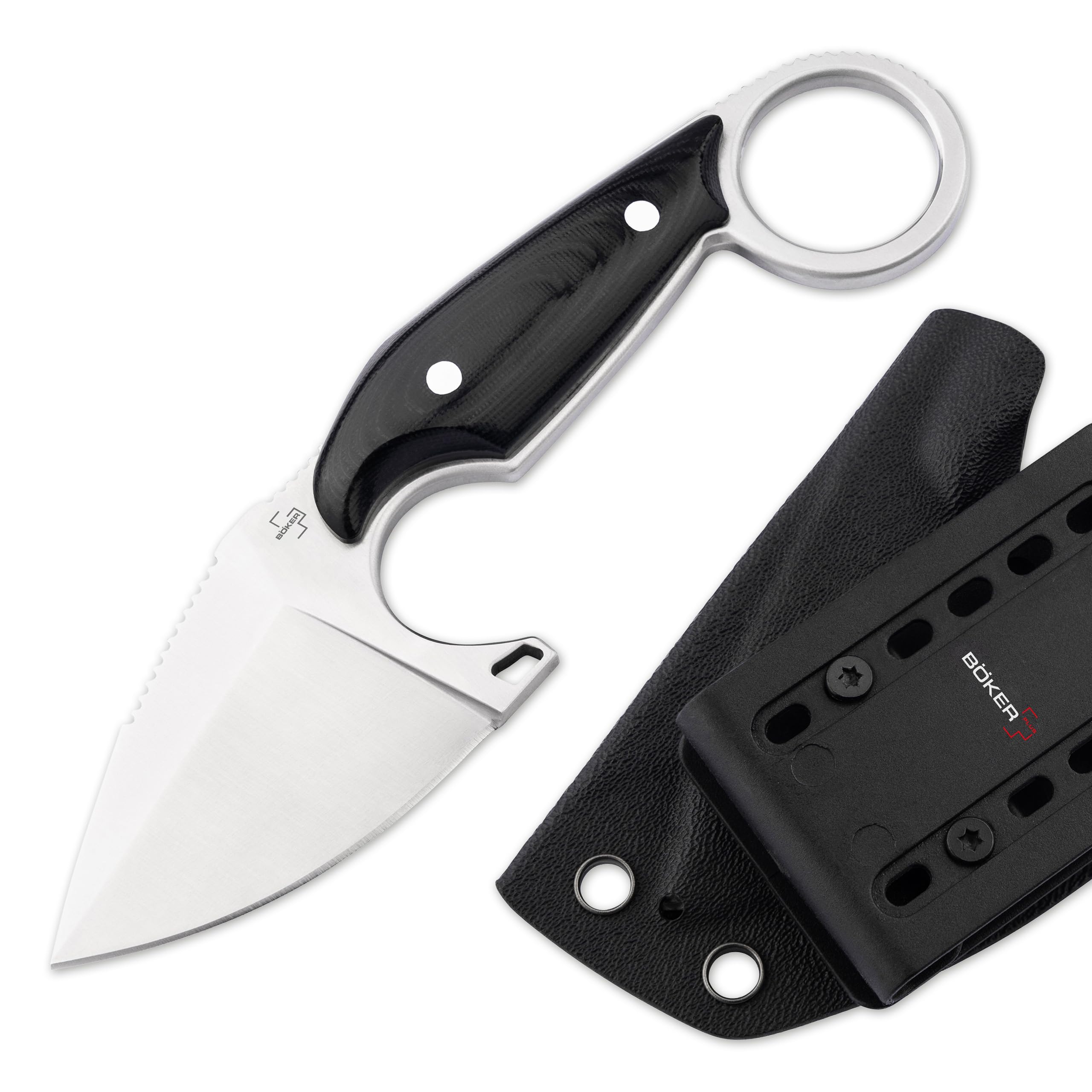 b-ker-plus-enki-neck-knife-d2-micarta-schwarz-kydexscheide image 1