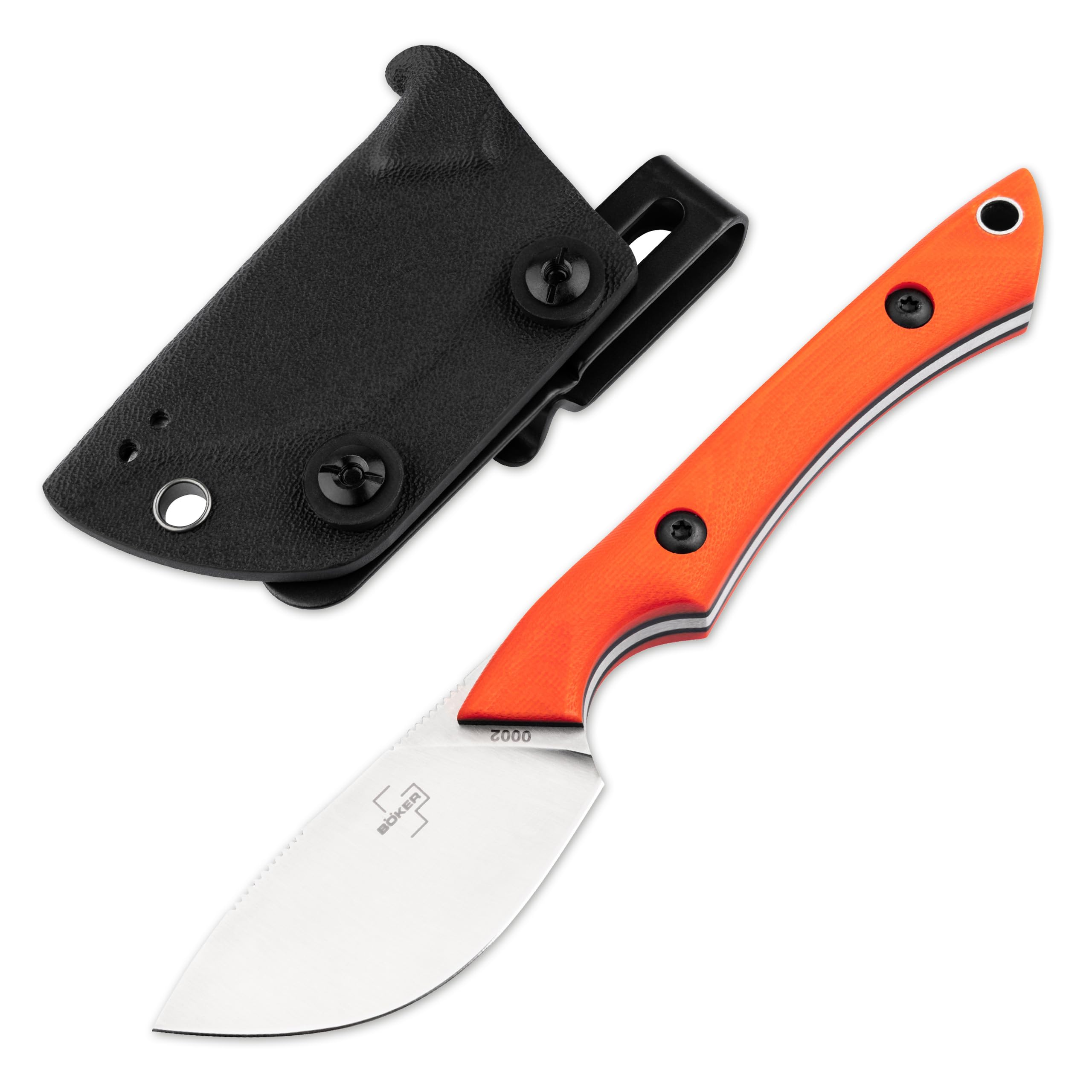 b-ker-plus-m-u-k-orange-skinner-messer-sandvik-kydex image 1