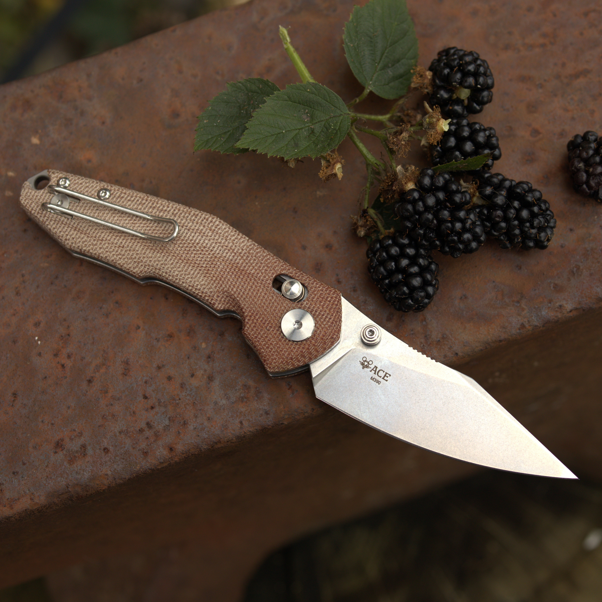 giantmouse-ace-nazca-taschenmesser-micarta-m390 image 4