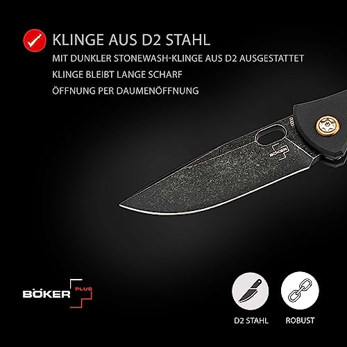 b-ker-plus-fieldfolder-taschenmesser-d2-g10-schwarz-etui image 8