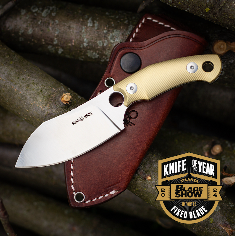 giantmouse-gmf1-xl-fixed-blade-outdoormesser-brass-elmax image 1