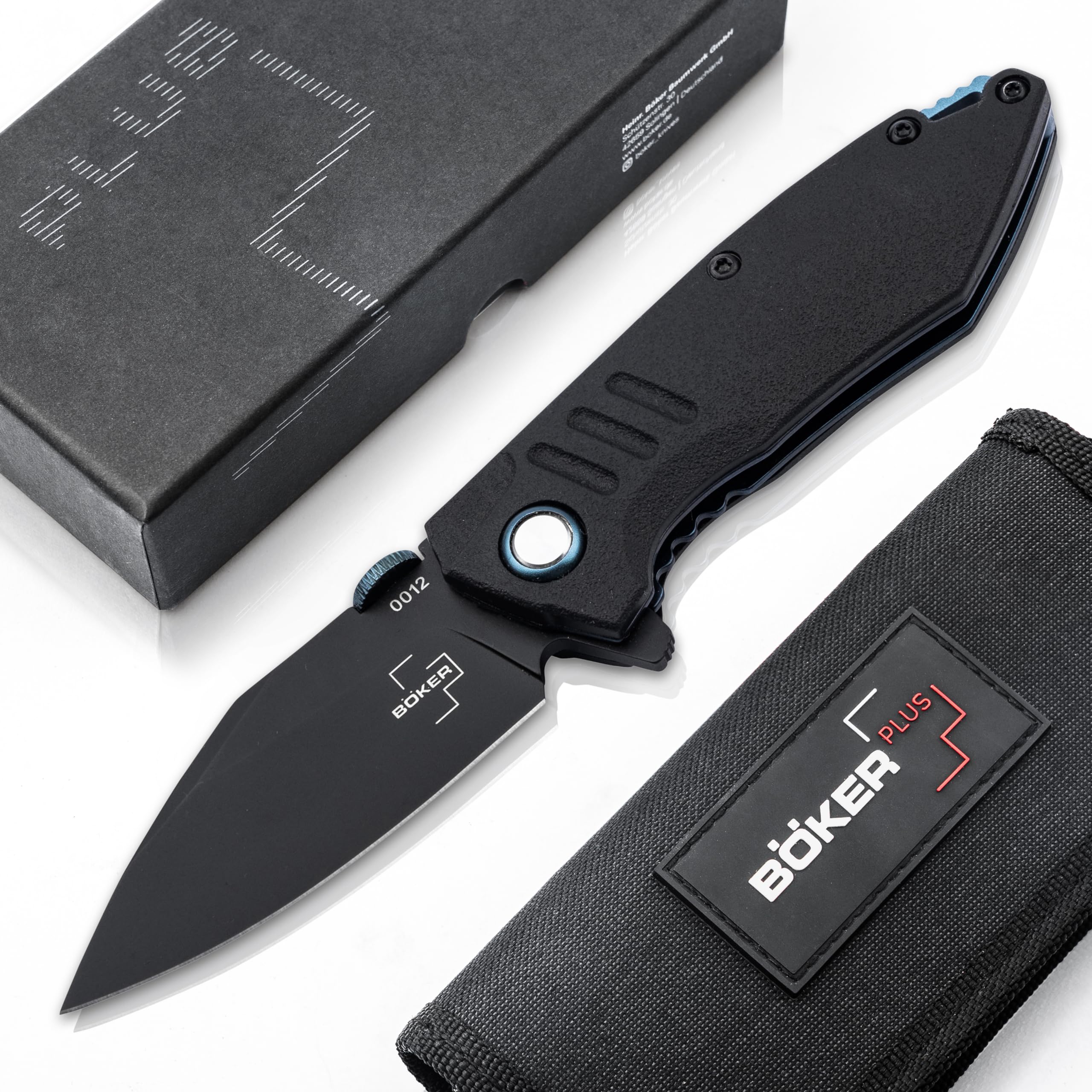 b-ker-plus-bend-assisted-taschenmesser-flipper-schwarz image 1
