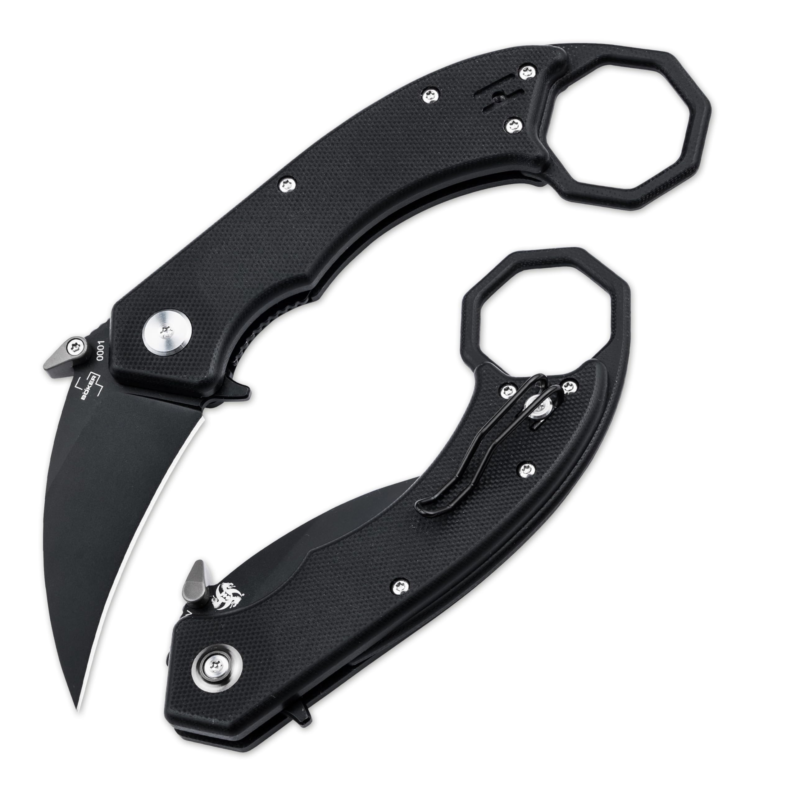 b-ker-plus-hel-karambit-klappmesser-schwarz-6-1-cm image 1
