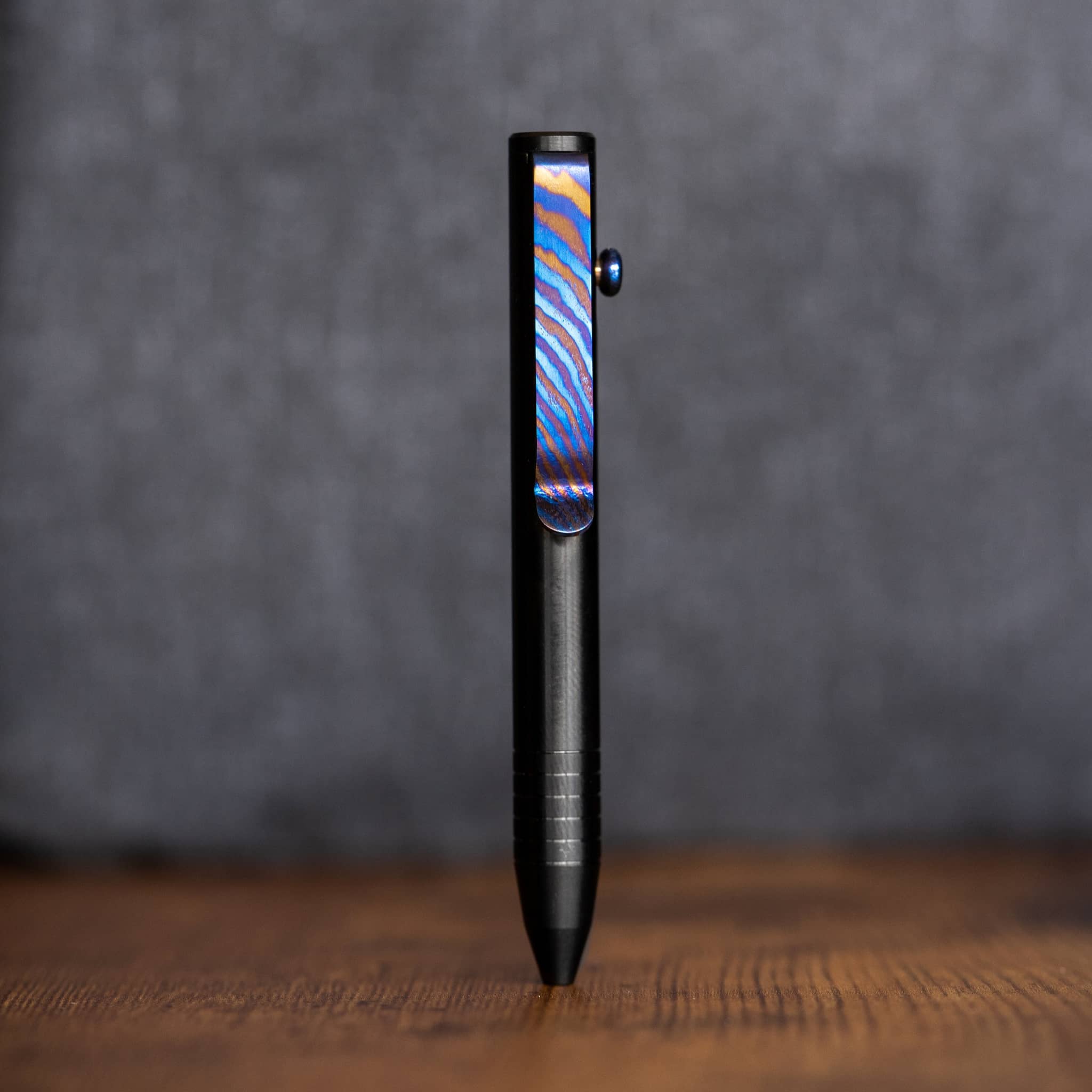 bigidesign-titanium-damascus-pen-clip-stiftclip image 8