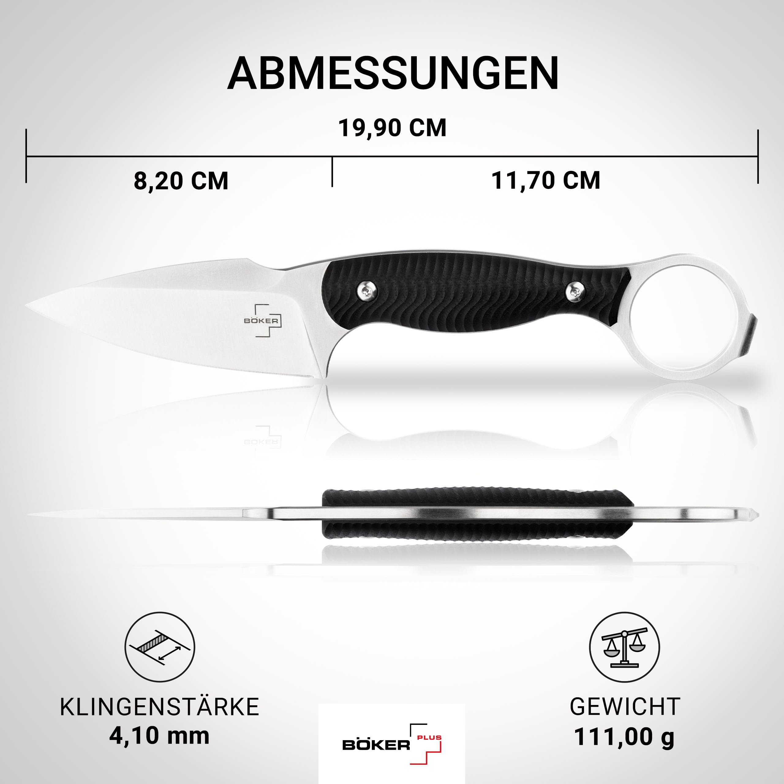 b-ker-plus-accomplice-d2-feststehendes-messer-schwarz-kydexscheide image 3