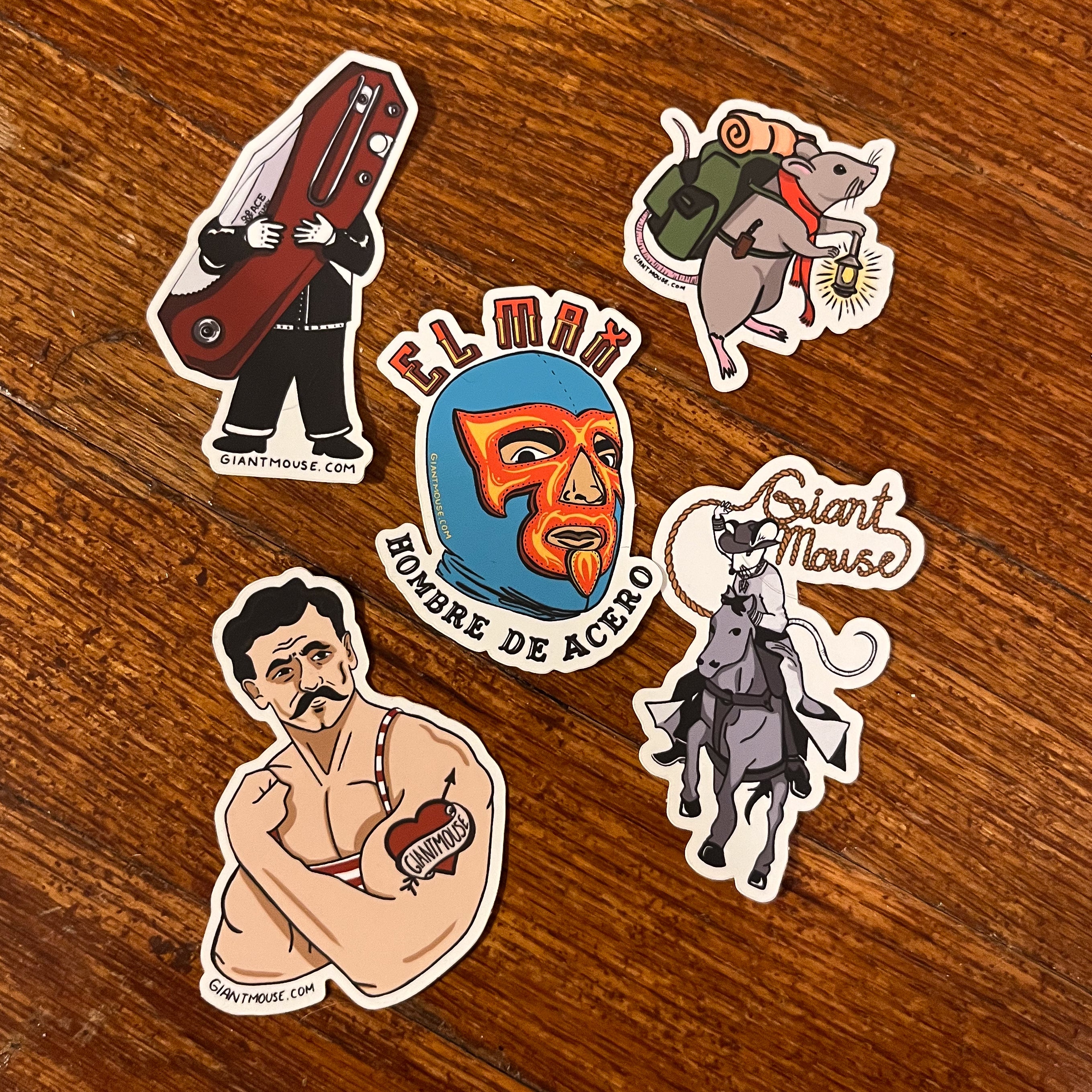 giantmouse-2025-sticker-pack-aufkleber-set-matt-5er image 1