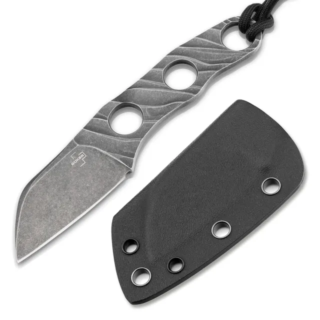 b-ker-plus-kazhan-neck-knife-d2-sheepfoot-mit-kydex-scheide image 1