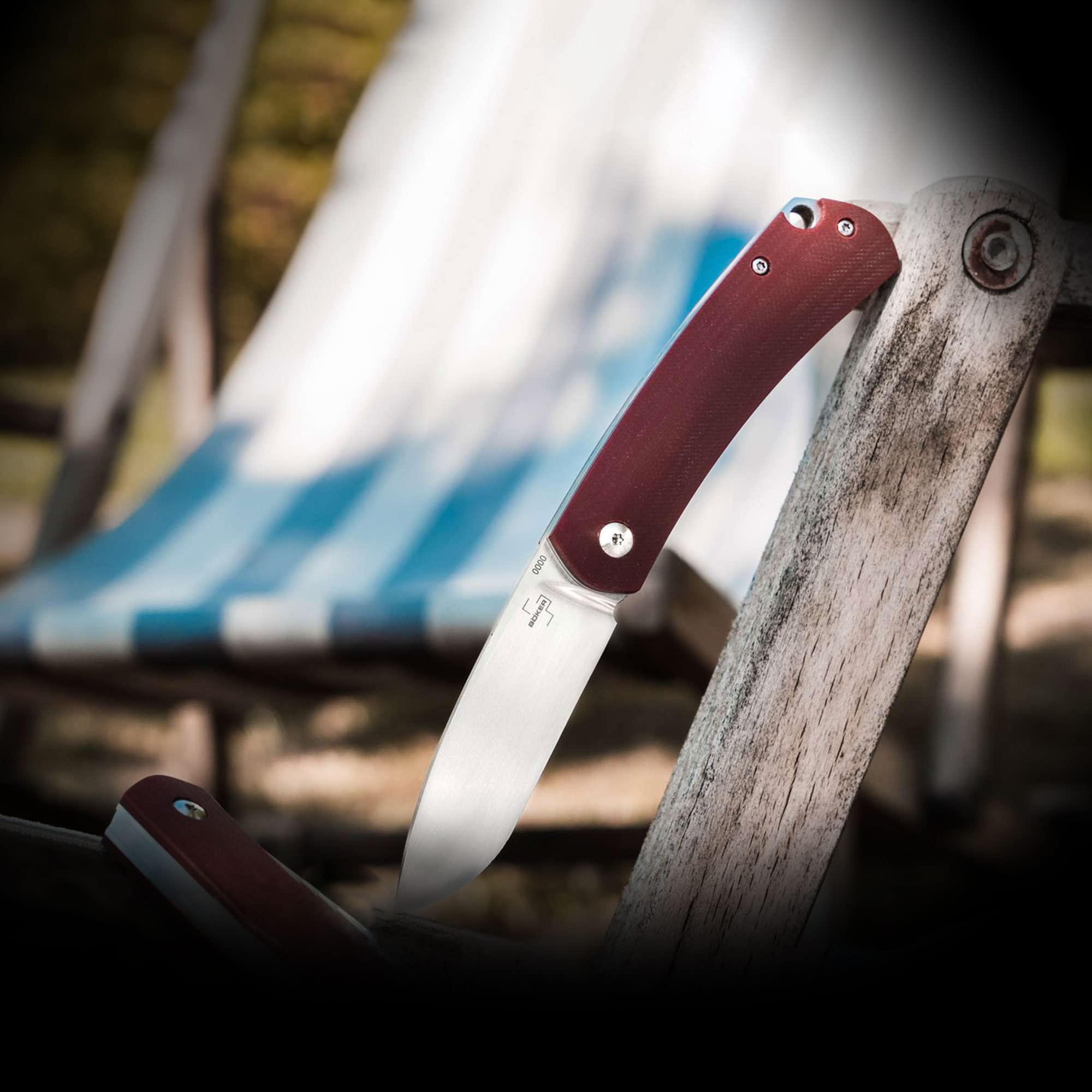 b-ker-plus-boston-slipjoint-taschenmesser-d2-rot-mit-clip image 8