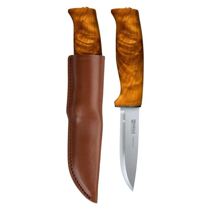 helle-fjellkniven-fahrtenmesser-maserbirke-101mm-12c27 image 1