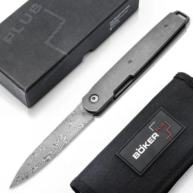 b-ker-plus-lrf-damast-taschenmesser-titan-8-6-cm image 1