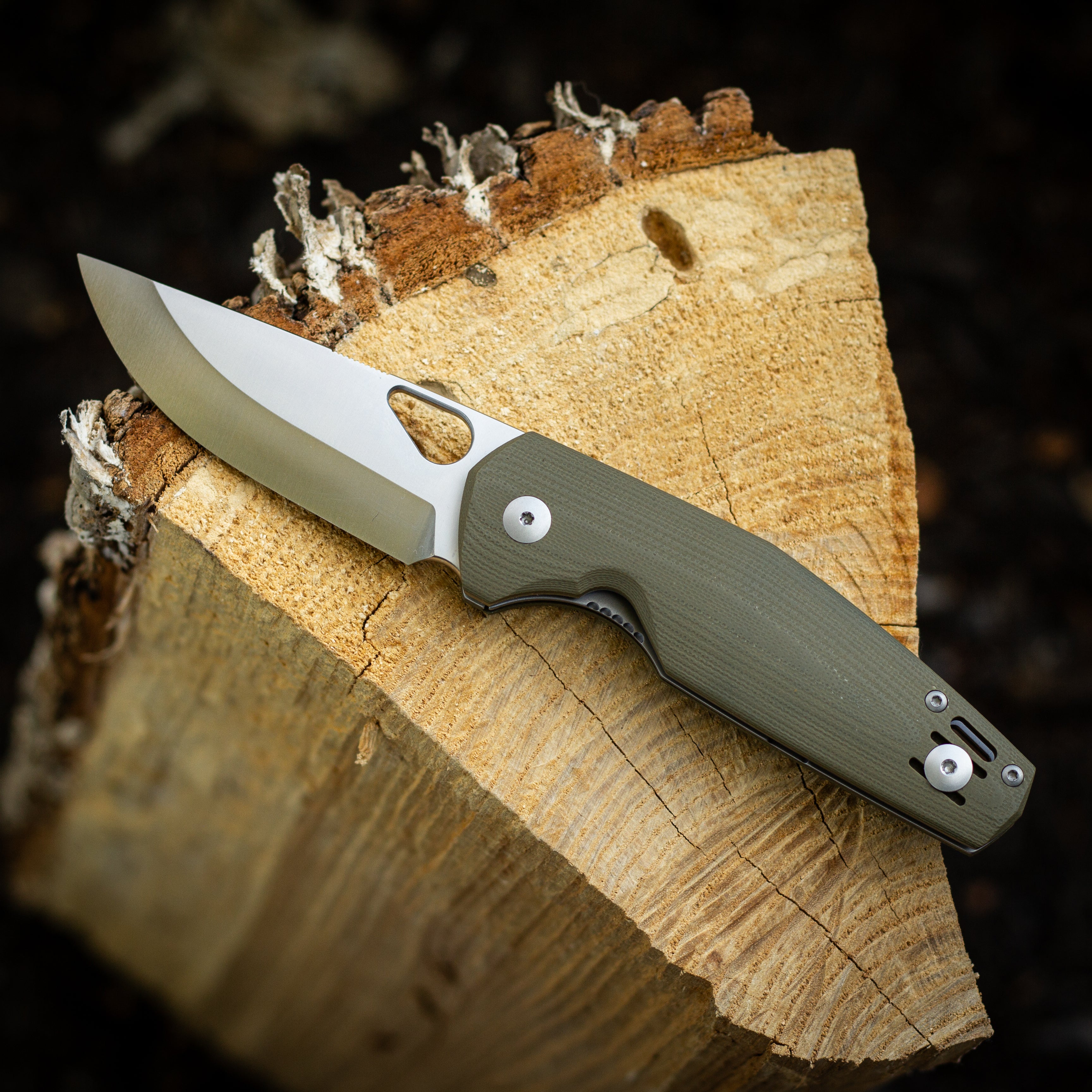 giantmouse-nimbus-v3-taschenmesser-green-g10-scandi-s90v image 1