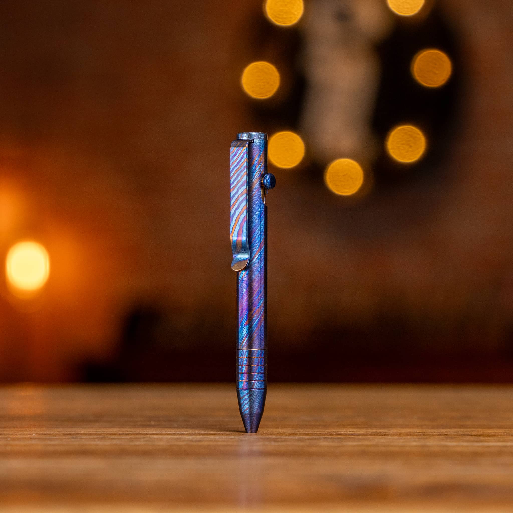 bigidesign-mini-bolt-action-pen-titan-damast image 1