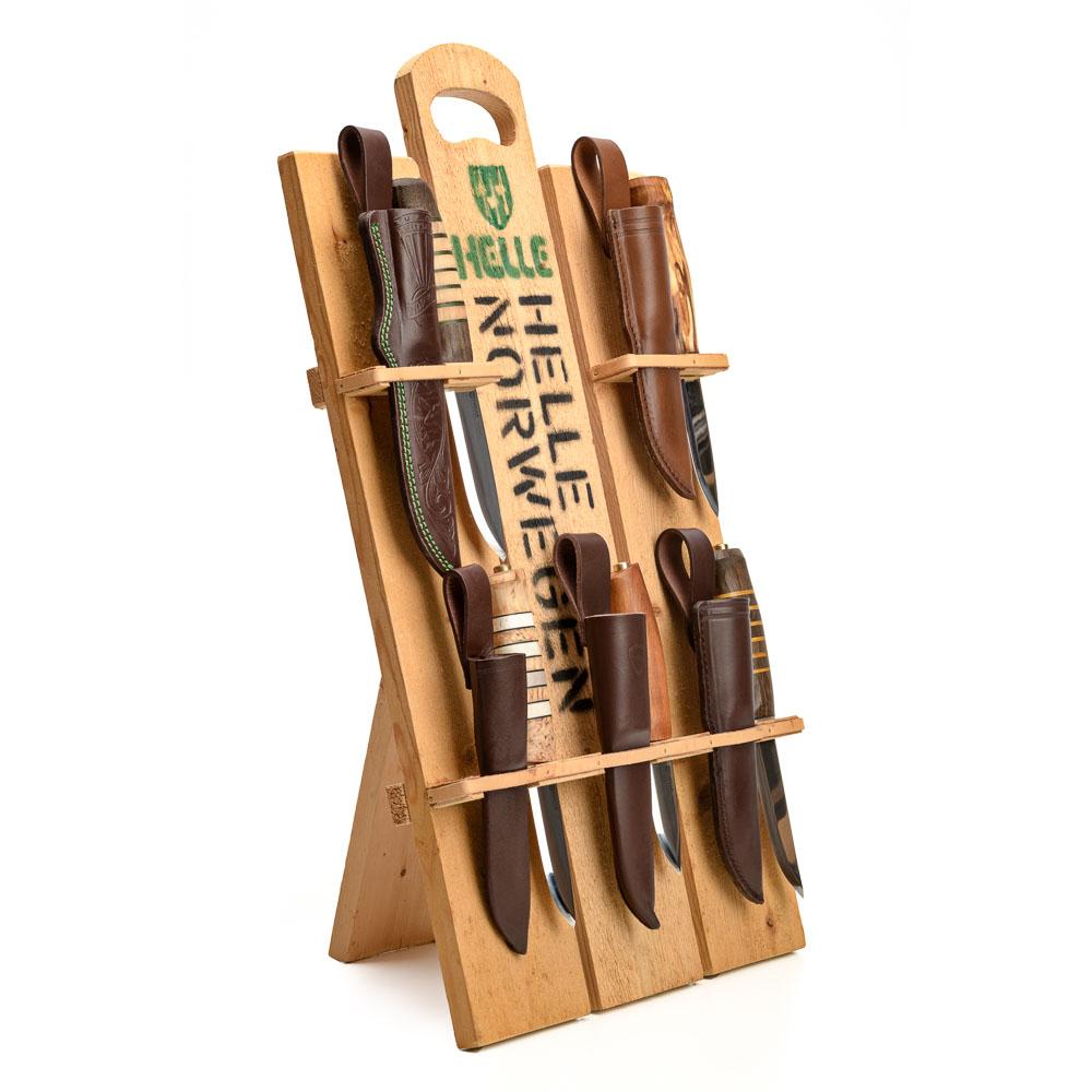 helle-knivdisplay-messerdisplay-holz-f-r-5-messer image 1