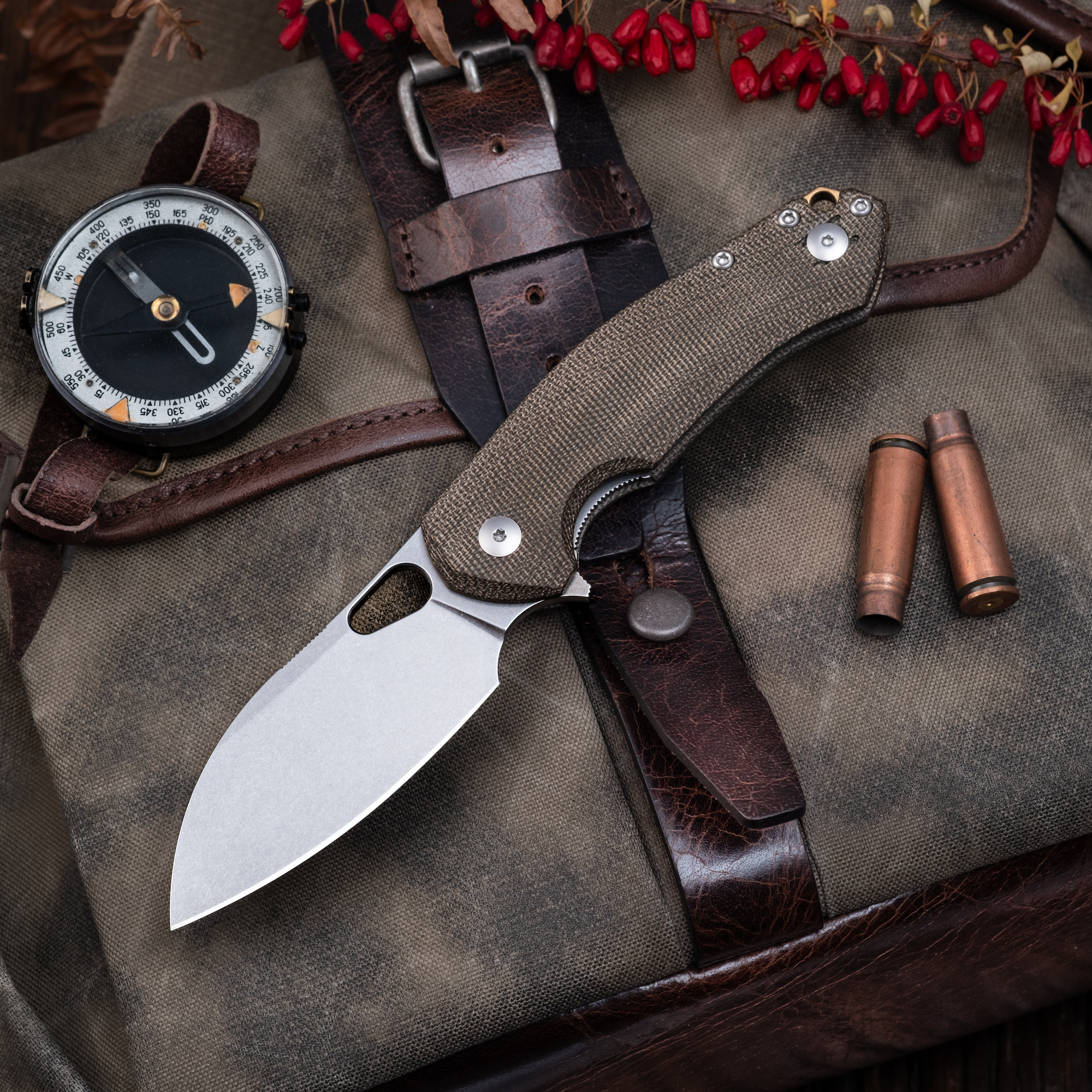 giantmouse-biblio-xl-ace-taschenmesser-micarta-gr-n-elmax image 1