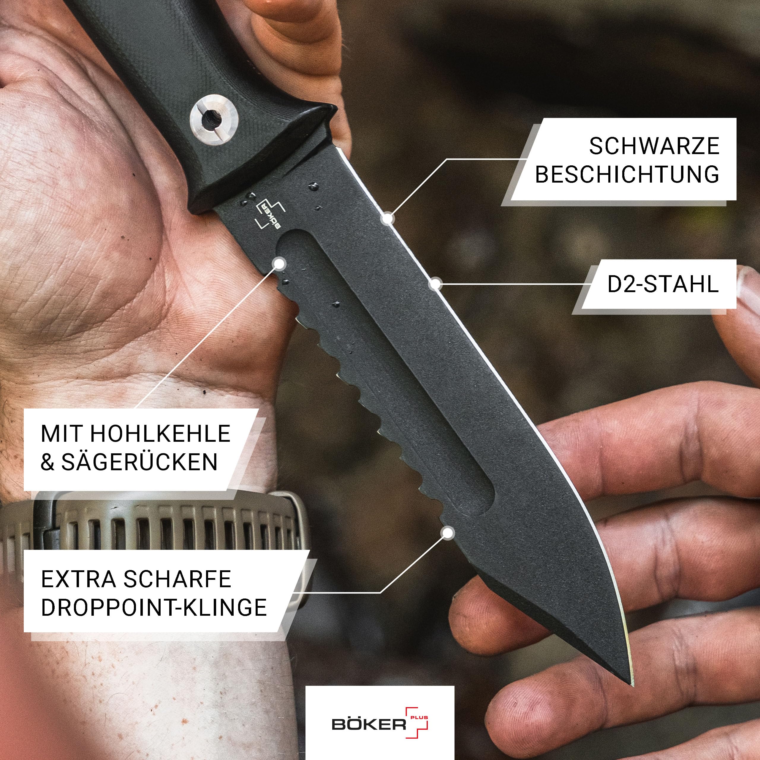 b-ker-plus-pilot-knife-feststehendes-messer-schwarz-d2 image 4