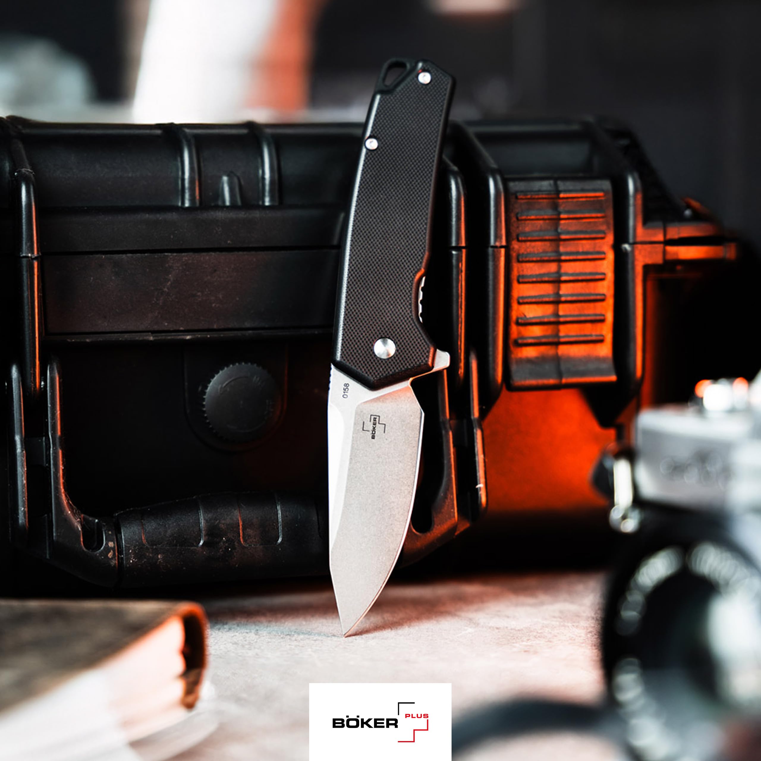 b-ker-plus-gemtek-black-g10-taschenmesser-d2-flipper-framelock image 5