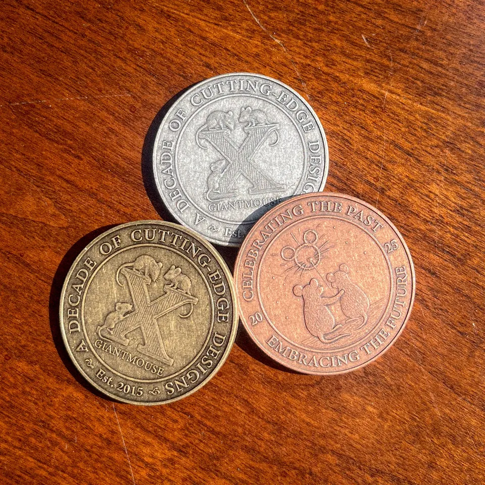 giantmouse-10-year-jubilee-coin-sammlerm-nze-antik-set image 1