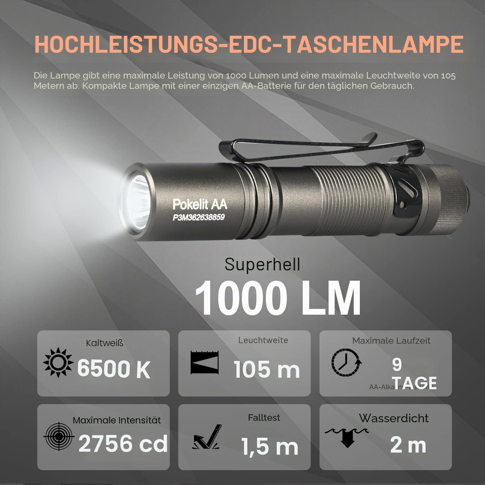 acebeam-pokelit-aa-mini-taschenlampe-1000-lumen-clip image 2