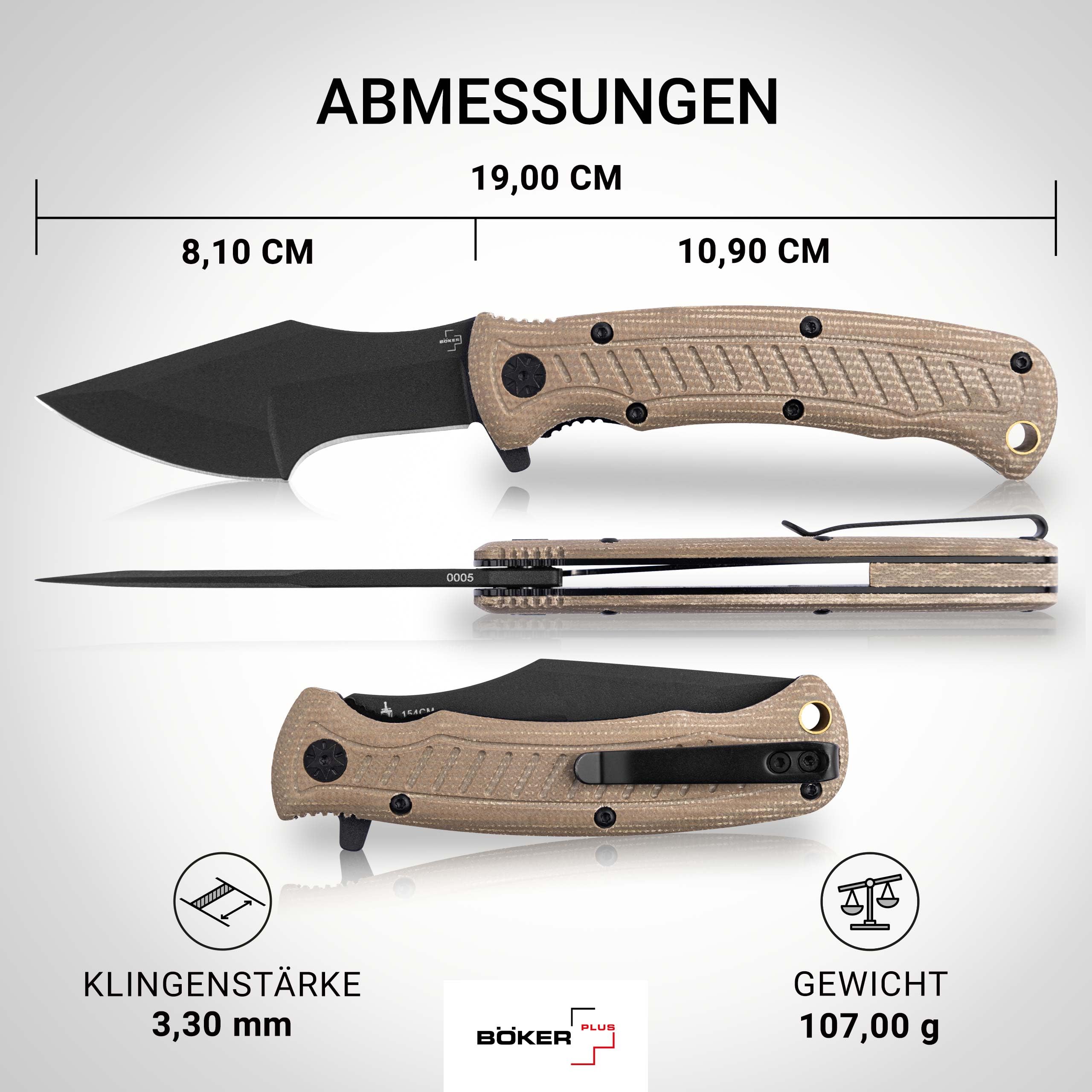 b-ker-plus-micro-tracker-folder-taschenmesser-154cm-micarta image 6