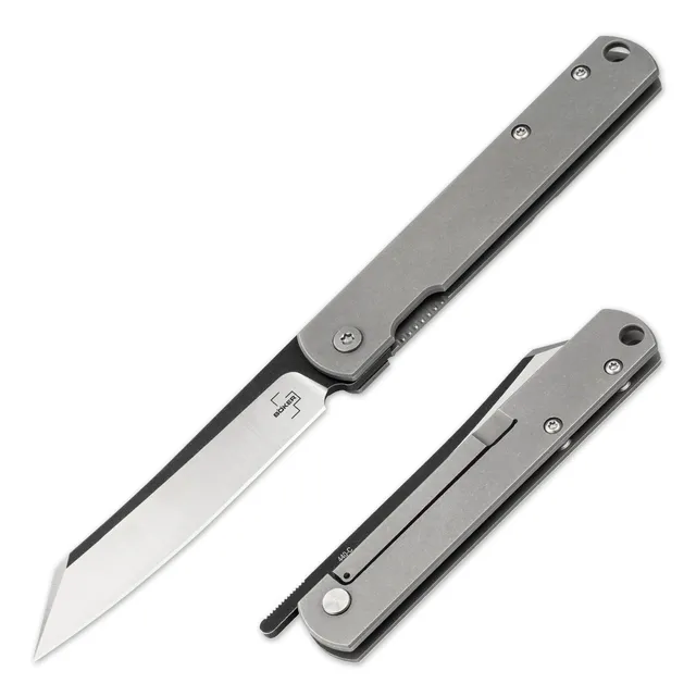 b-ker-plus-zenshin-taschenmesser-edelstahl-tanto image 1