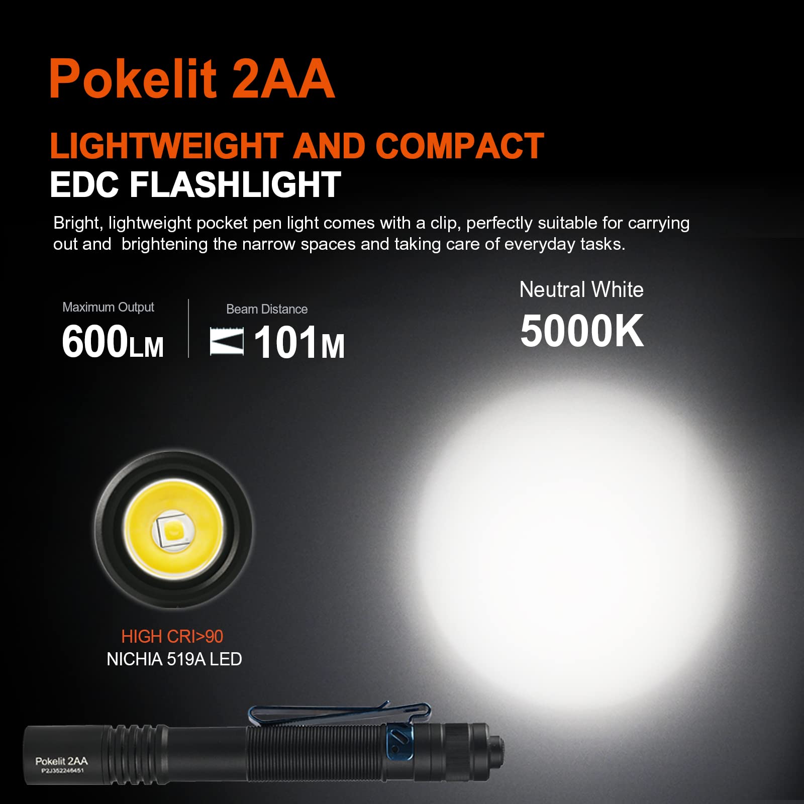 acebeam-pokelit-2aa-led-taschenlampe-600-lumen-high-cri-aa image 2