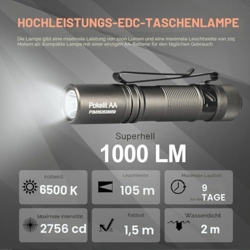 acebeam-pokelit-aa-mini-taschenlampe-1000-lumen-clip image 7