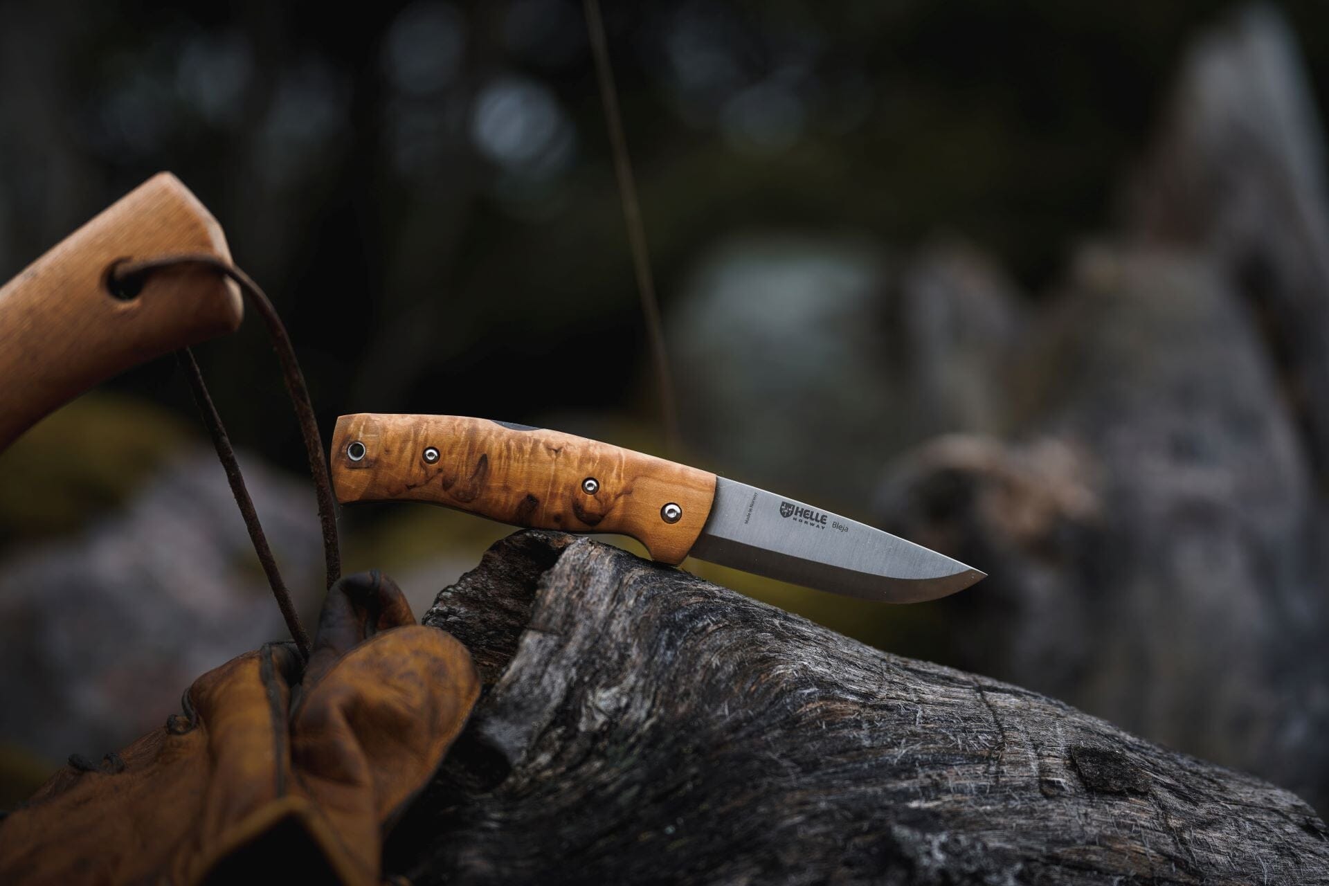 helle-bleja-klappmesser-maserbirke-lederscheide-85mm image 6