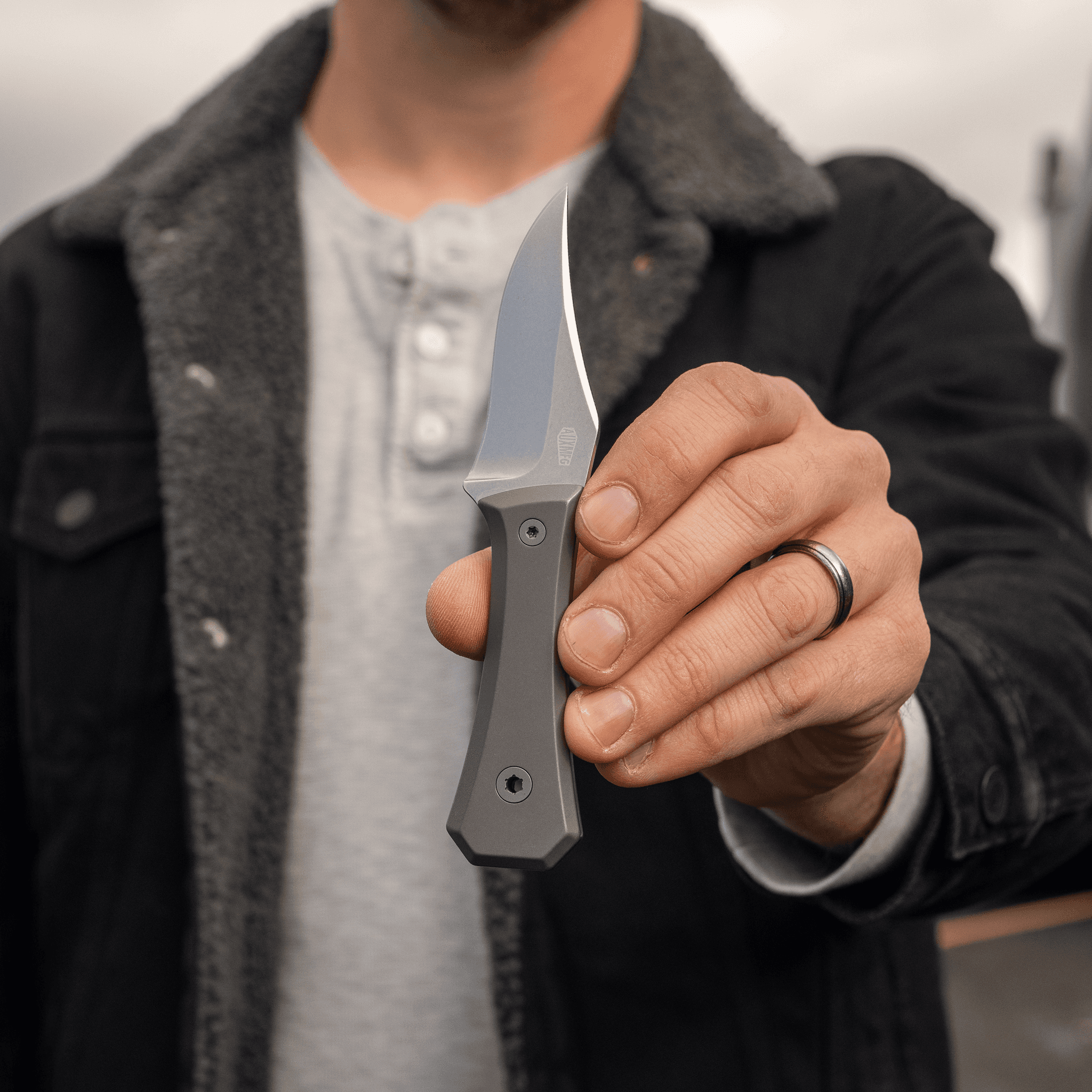 bigidesign-pocket-bowie-fixed-blade-m390-titan-kydex-15-7-cm image 2