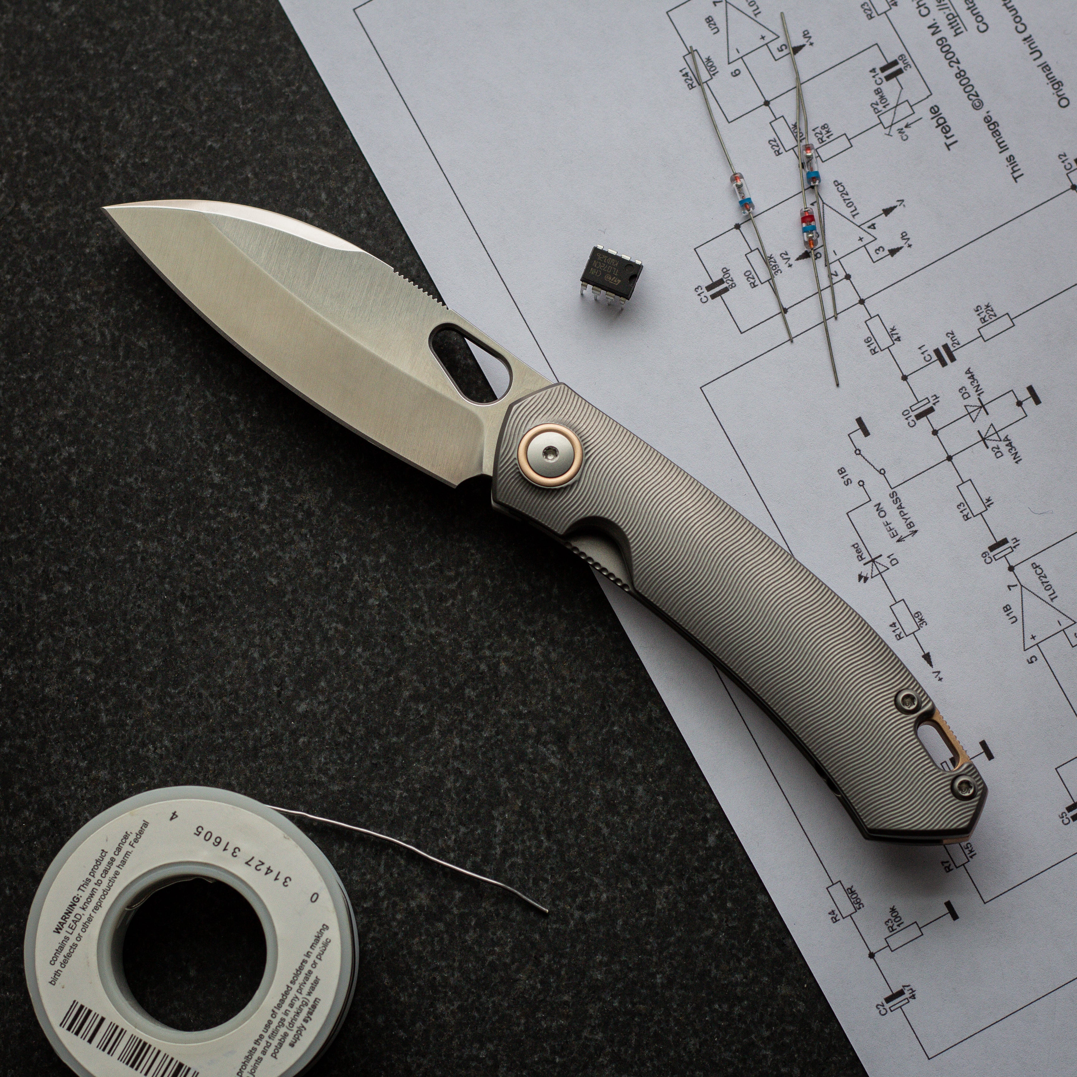 giantmouse-gm11-taschenmesser-titan-cpm-magnacut image 2