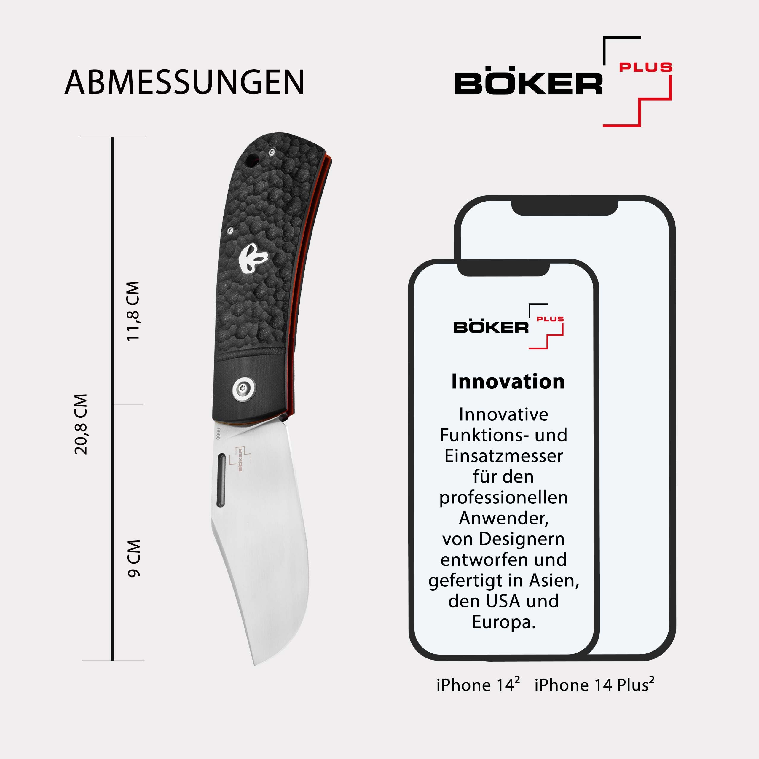 b-ker-plus-bad-guy-taschenmesser-d2-g10-schwarz-42a image 5