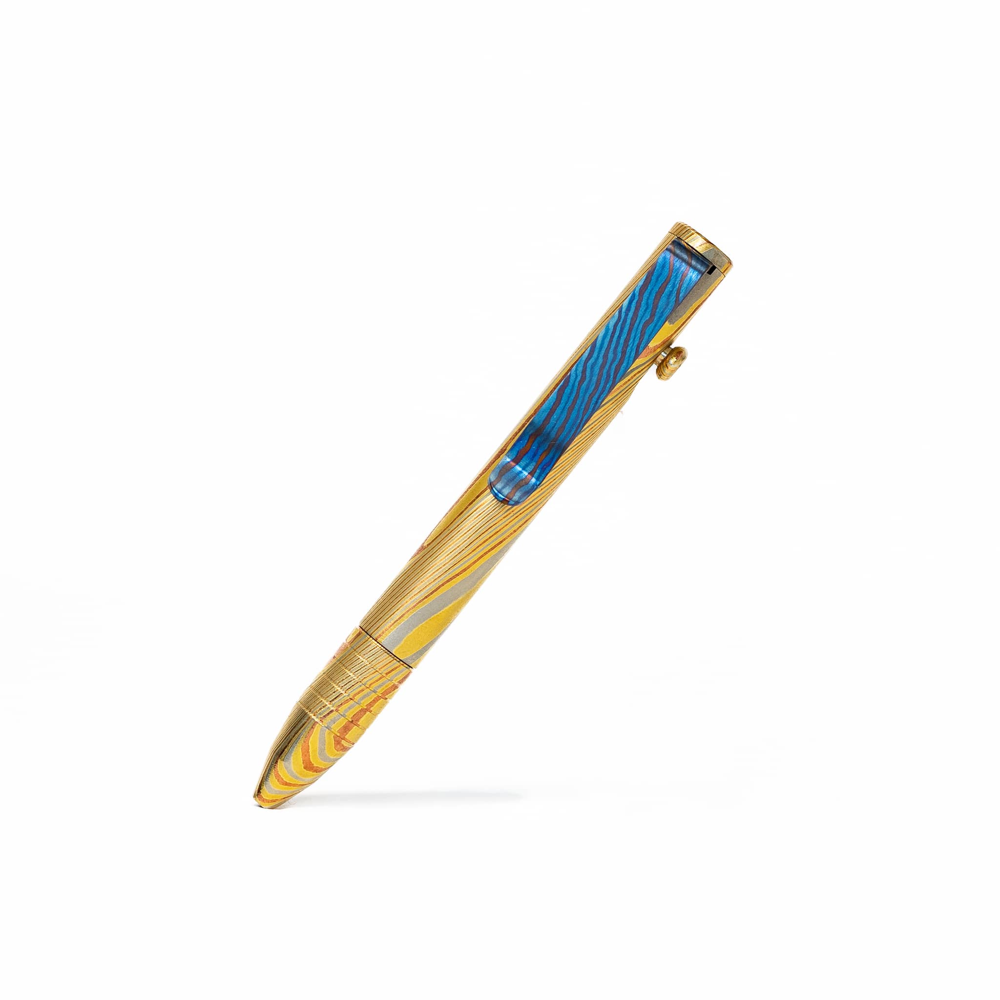 bigidesign-mini-bolt-action-kugelschreiber-messing-damast image 3