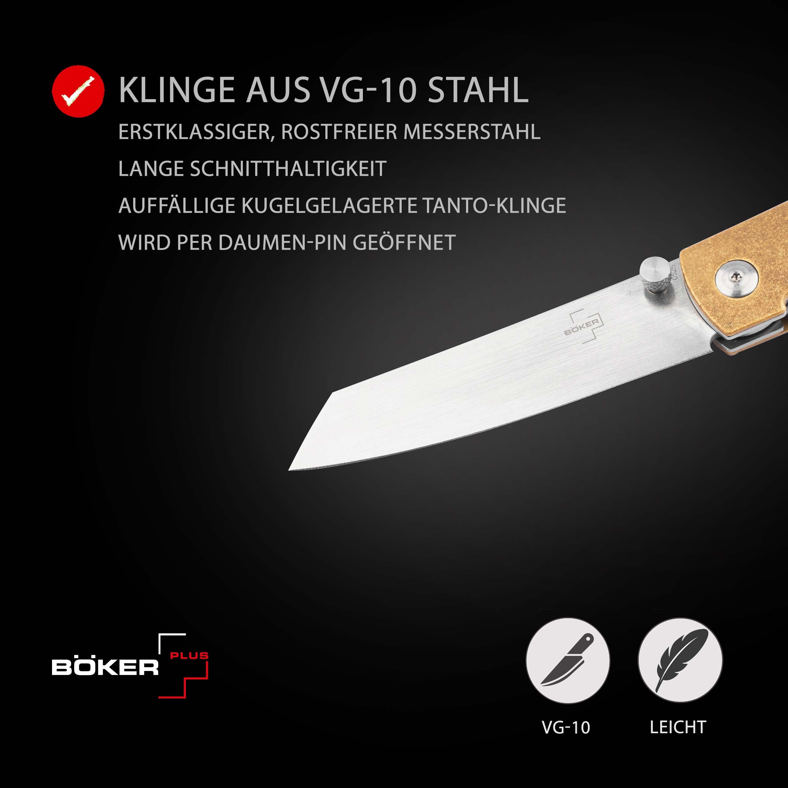 b-ker-plus-tenshi-brass-tanto-taschenmesser-messing-vg10 image 3