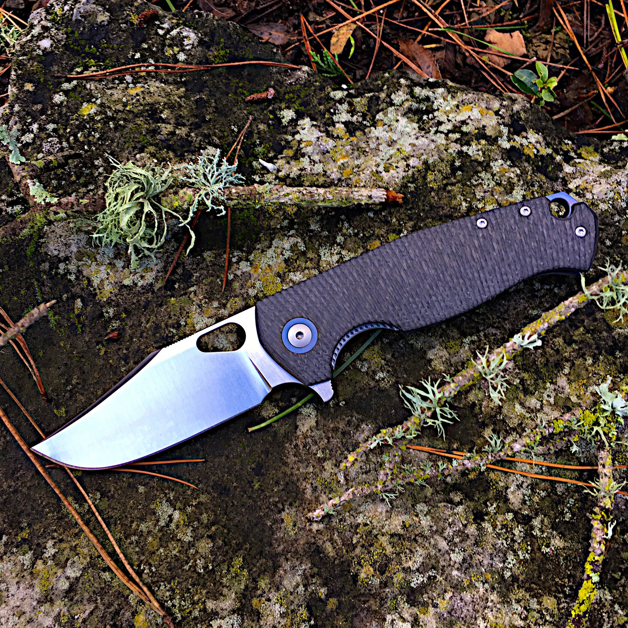 giantmouse-gm2-taschenmesser-m390-bowie-carbon-full-size-edc image 2