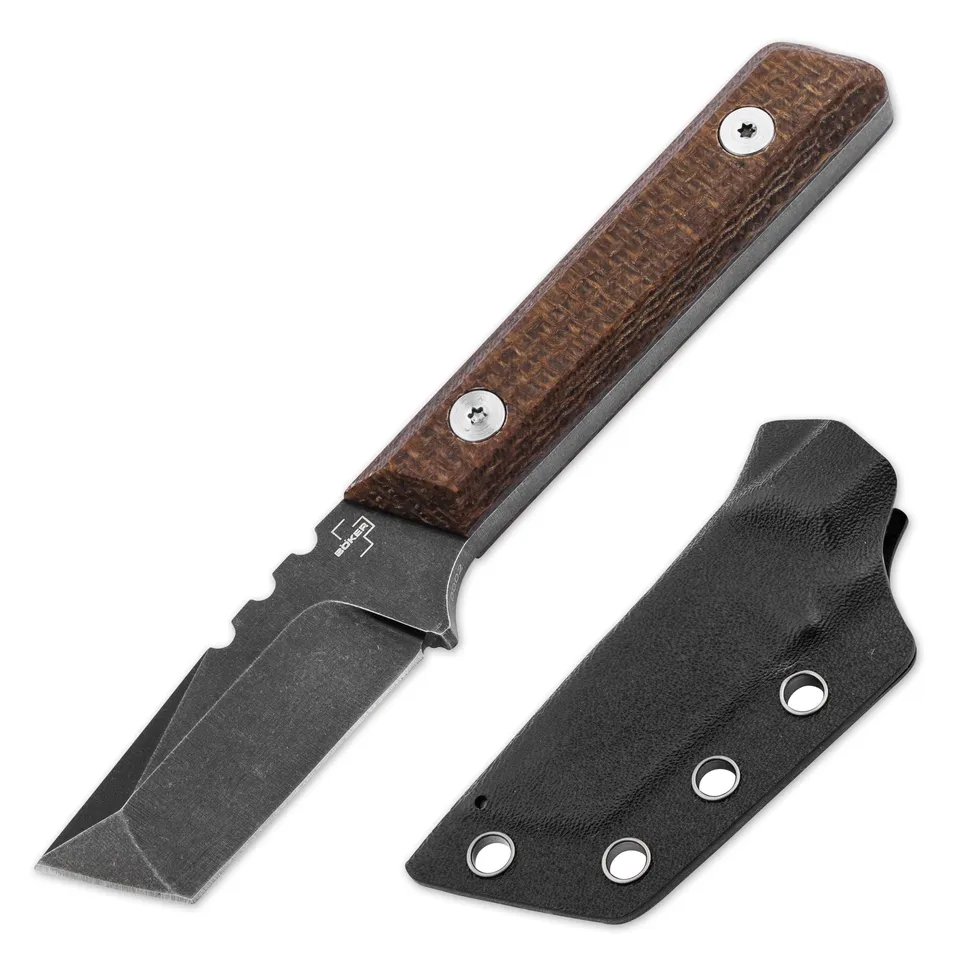 b-ker-plus-thicker-clipper-tanto-fixed-micarta-d2-42a image 1