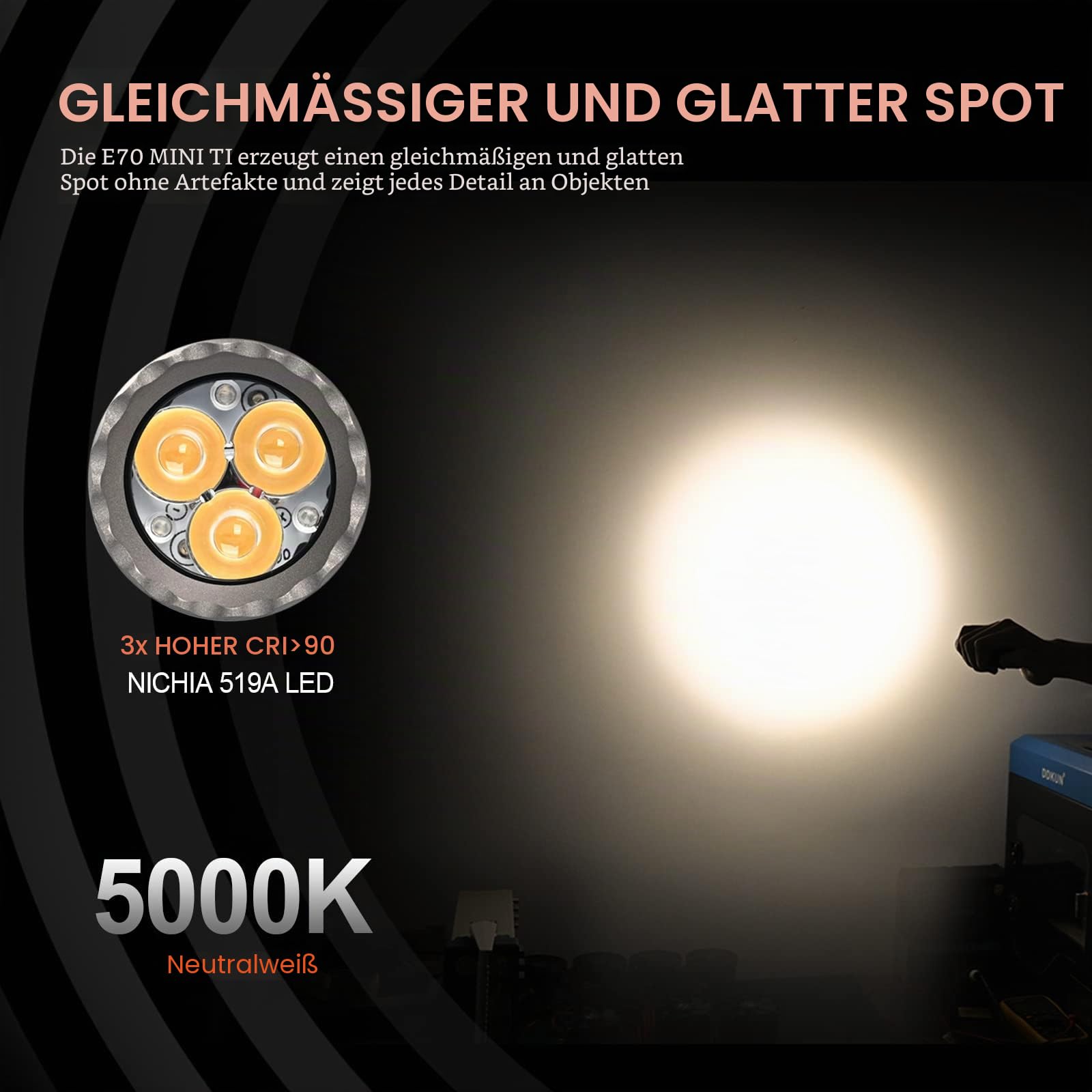 acebeam-e70-mini-edc-taschenlampe-1500-lumen-titan-high-cri image 5