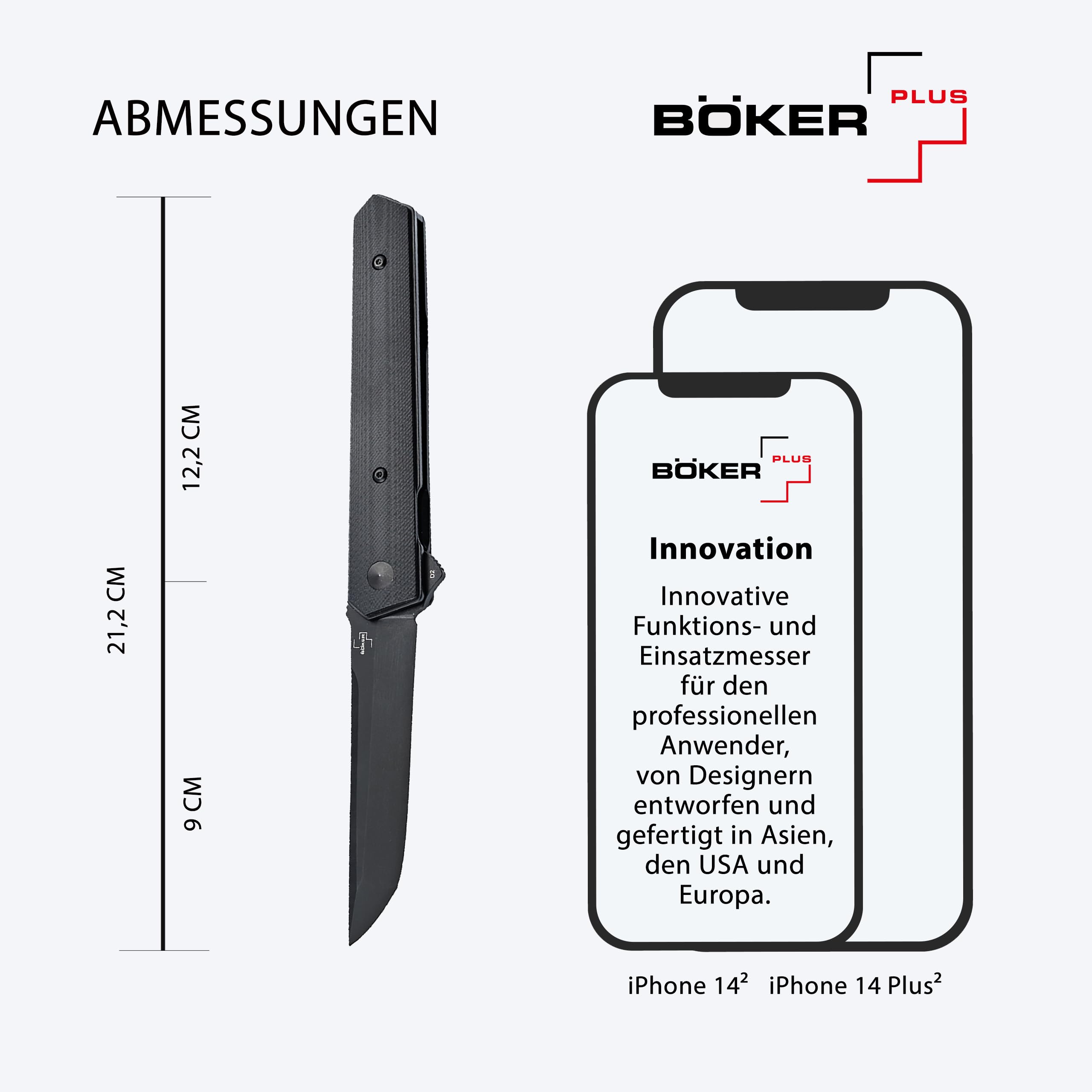b-ker-plus-kwaiken-american-tanto-klappmesser-d2 image 4