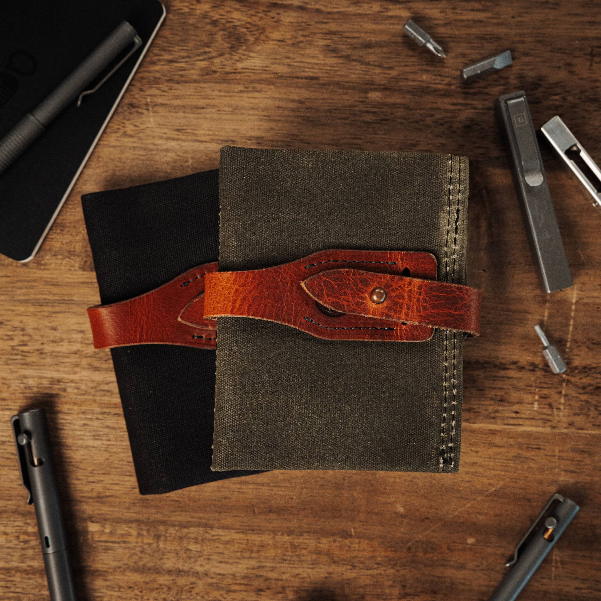 bigidesign-edc-fold-organizer-canvas-schwarz image 1