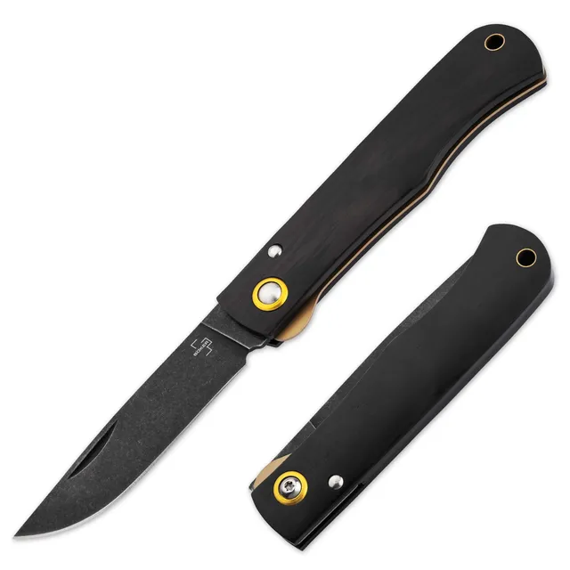 b-ker-plus-rusticus-medium-taschenmesser-all-black-holz image 1