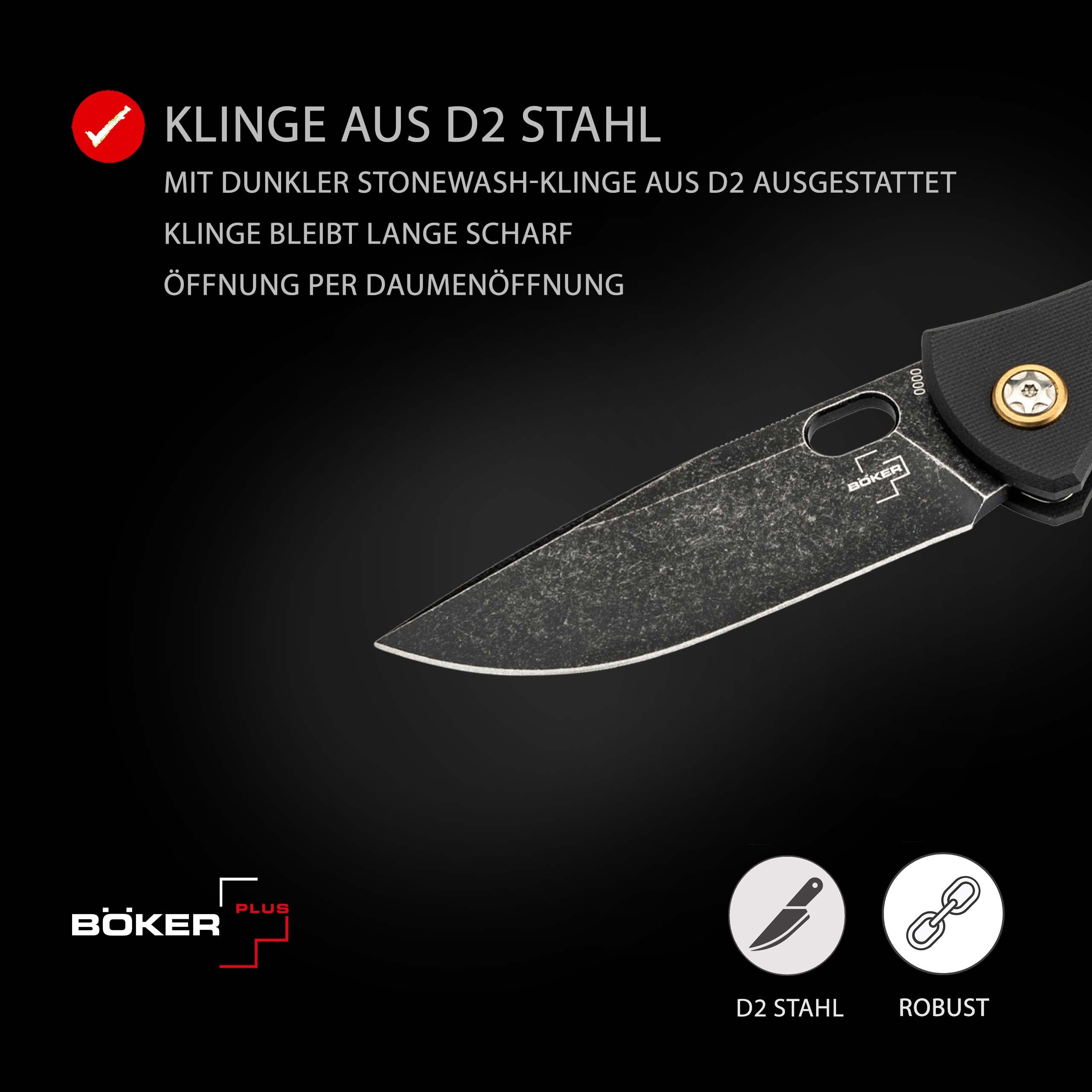 b-ker-plus-fieldfolder-taschenmesser-d2-g10-schwarz-etui image 2