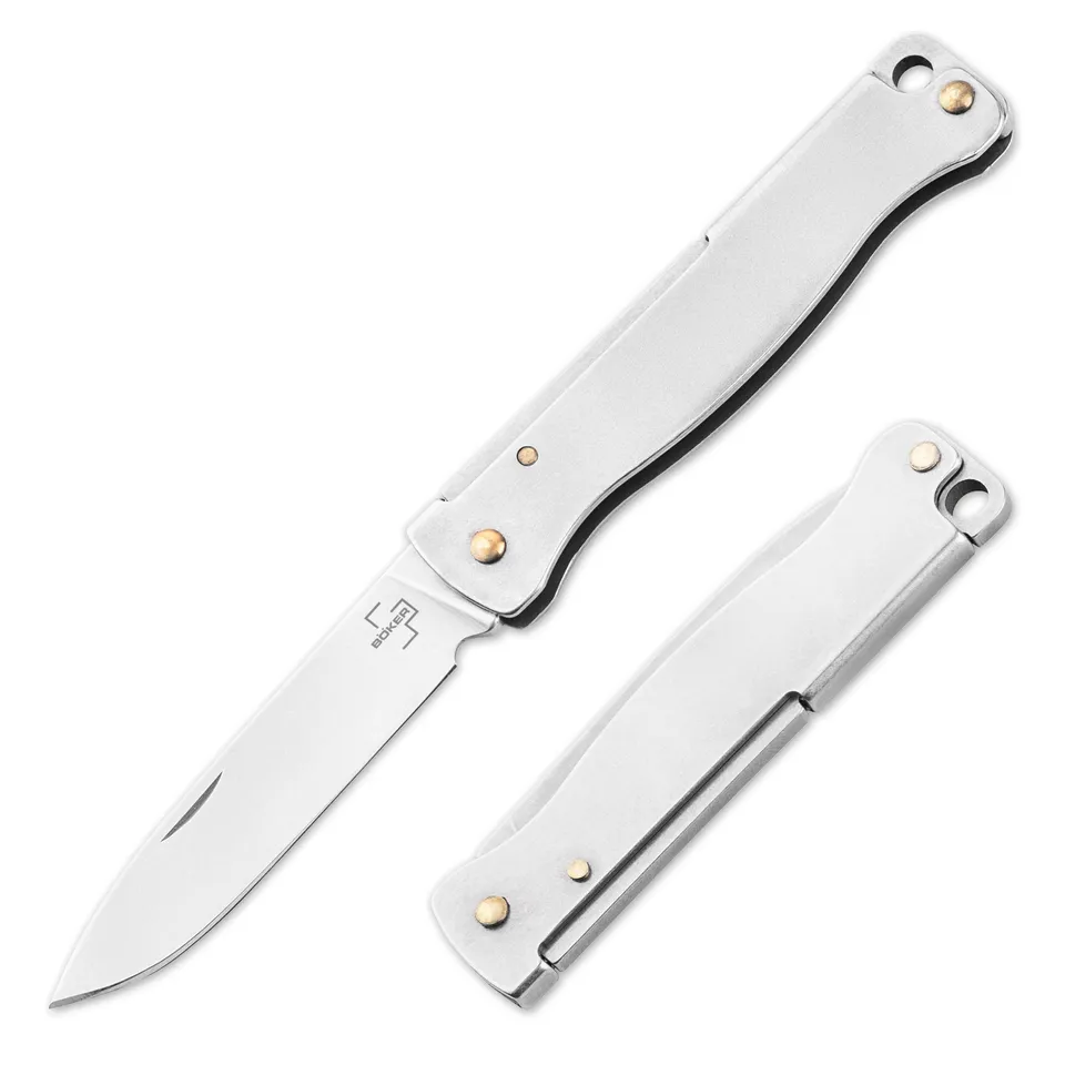 b-ker-plus-atlas-mini-taschenmesser-edelstahl-silber image 1