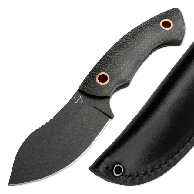 b-ker-plus-nessmi-pro-black-bushcraftmesser-d2-micarta image 1